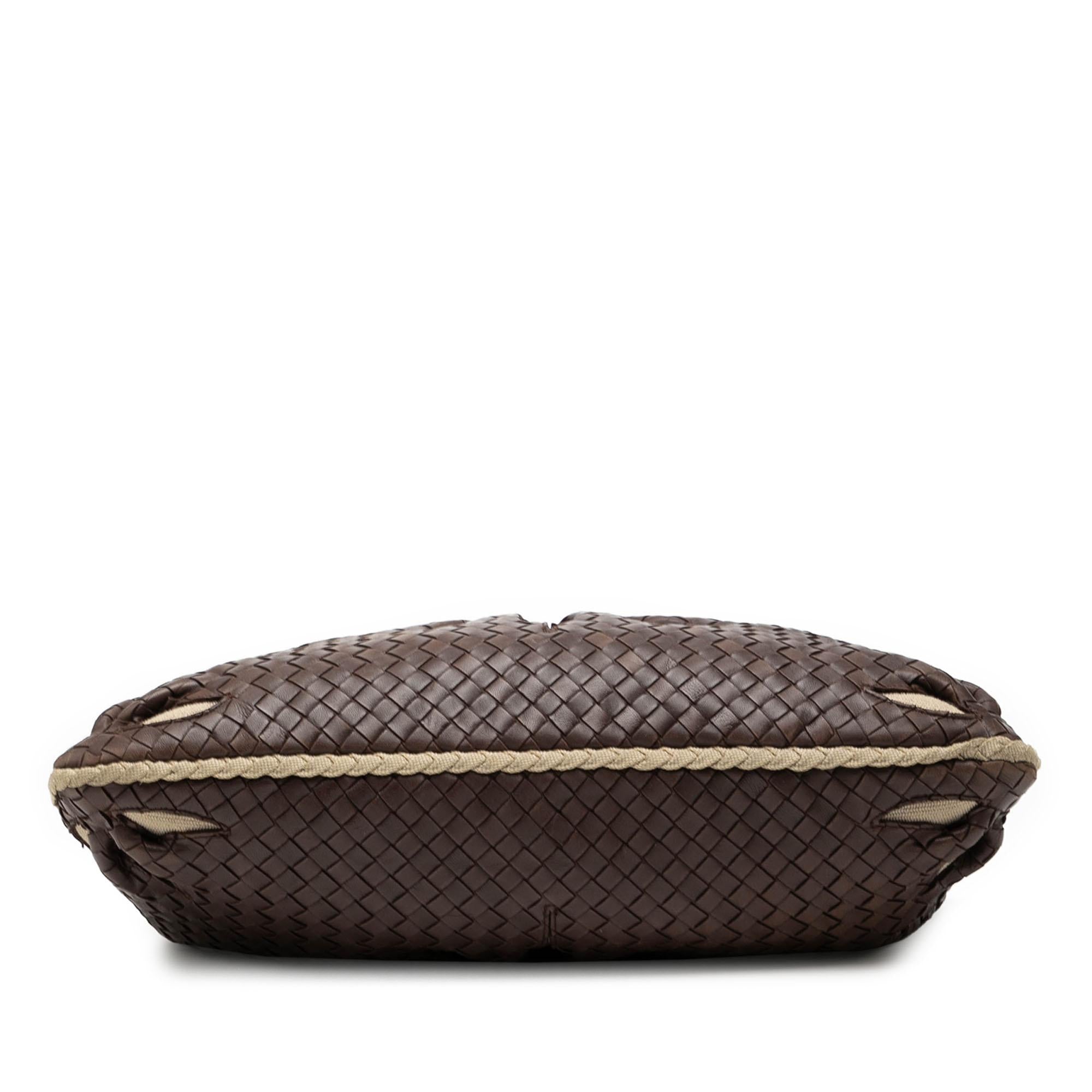 Bottega Veneta Large Nappa Intrecciato Floral Cutout Veneta Hobo