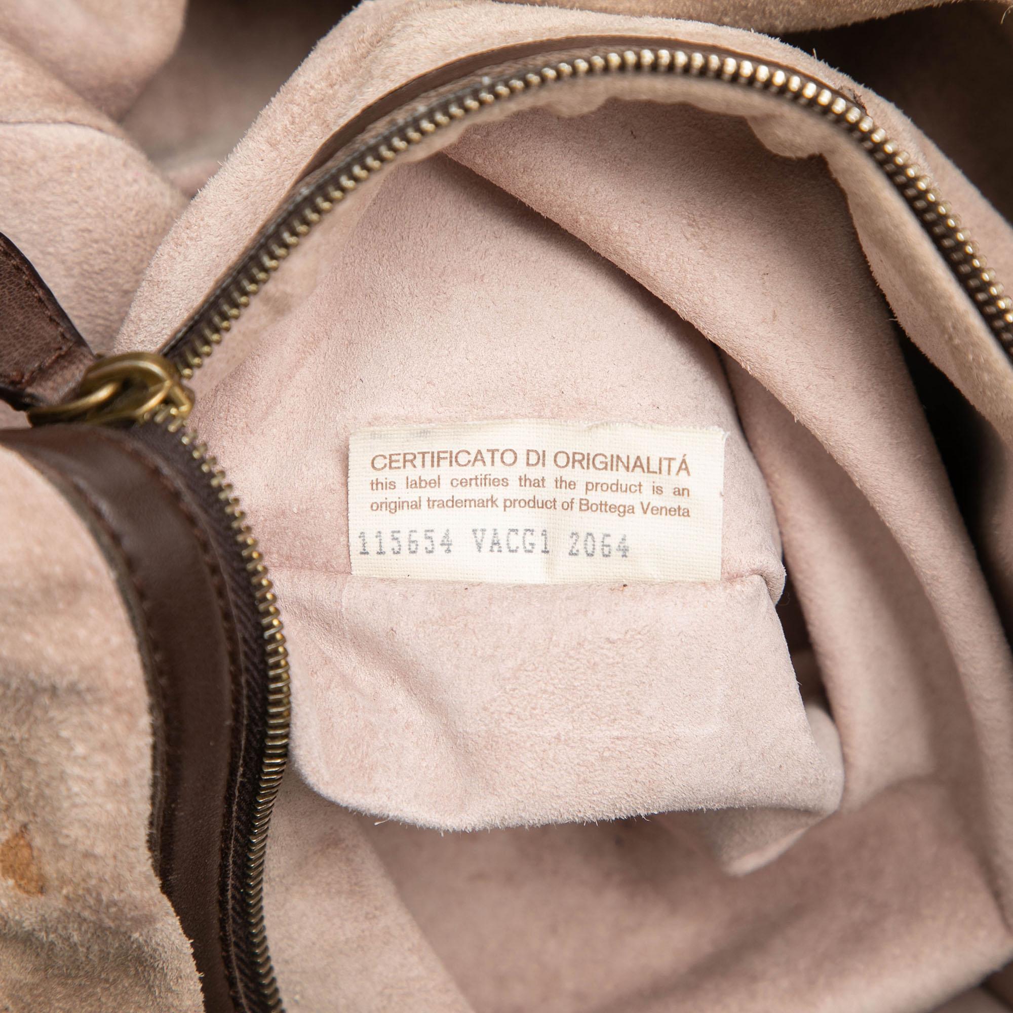 Bottega Veneta Large Nappa Intrecciato Floral Cutout Veneta Hobo