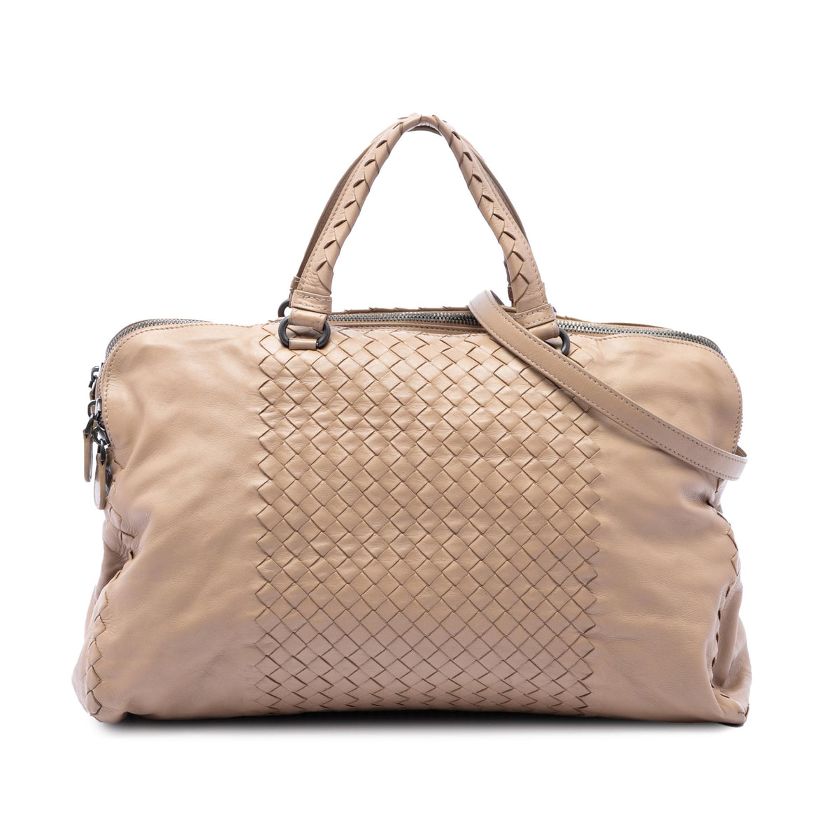 Bottega Veneta Large Nappa Intrecciato Leggero Satchel