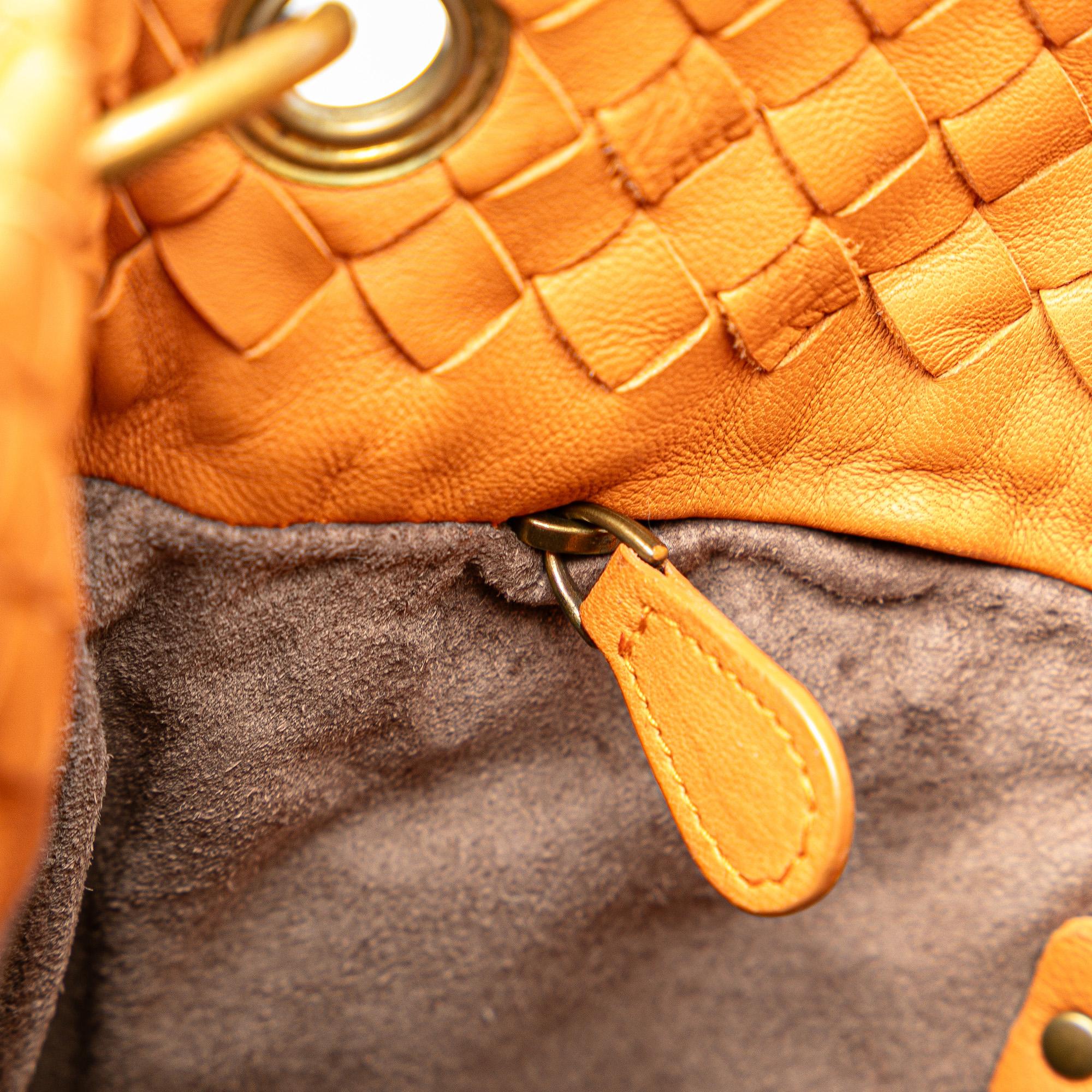 Bottega Veneta Leather Intrecciato Crossbody