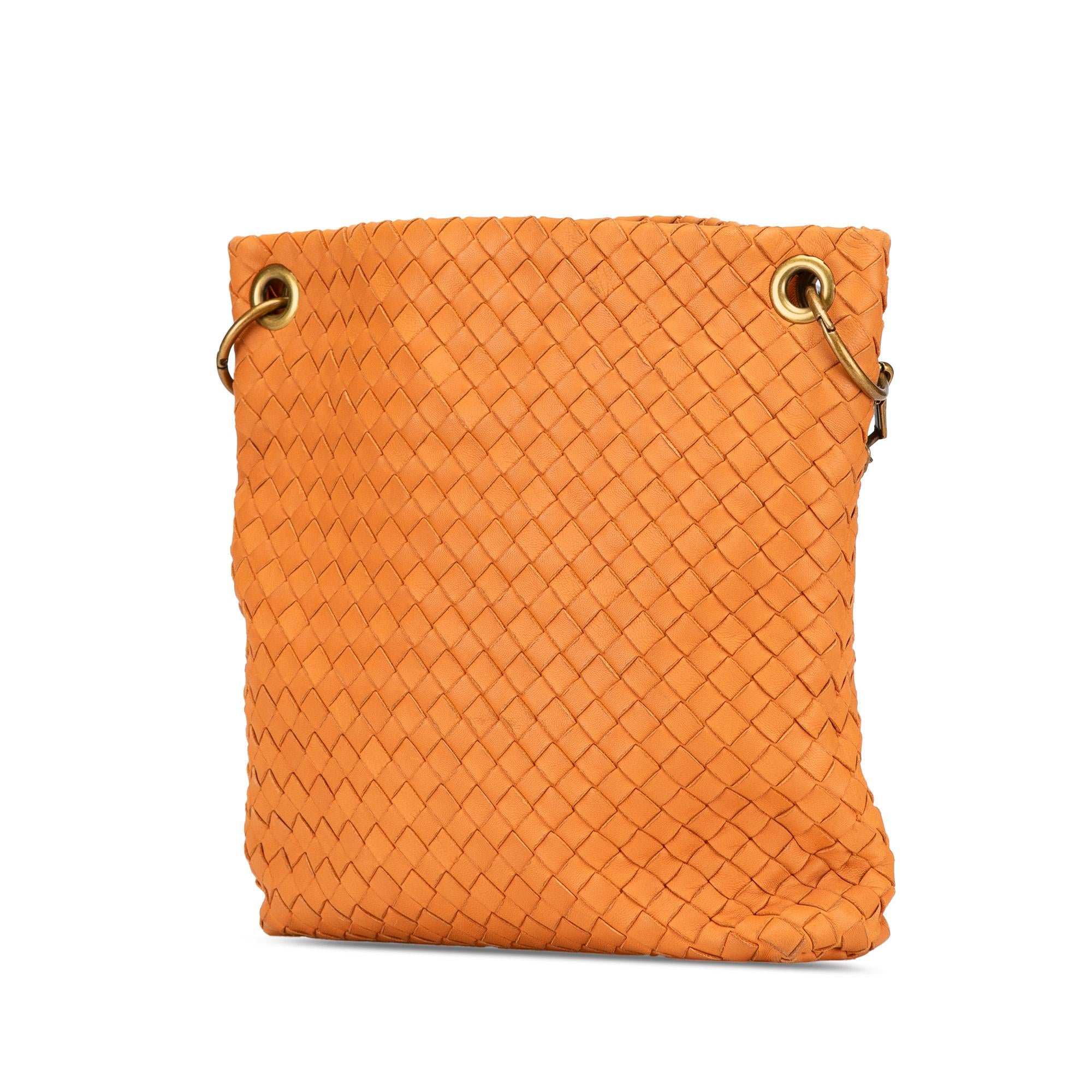 Bottega Veneta Leather Intrecciato Crossbody