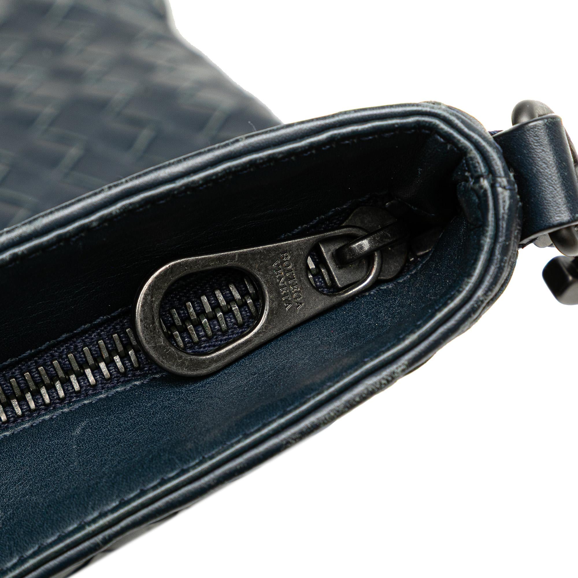 Bottega Veneta Leather Intrecciato Crossbody