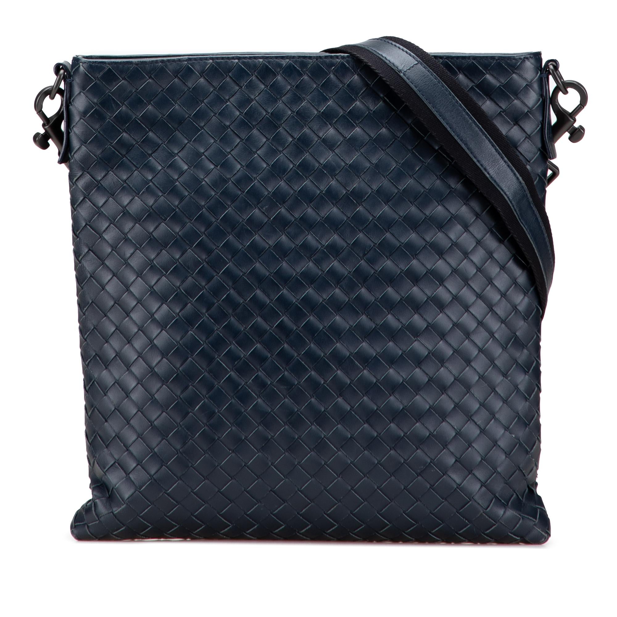 Bottega Veneta Leather Intrecciato Crossbody