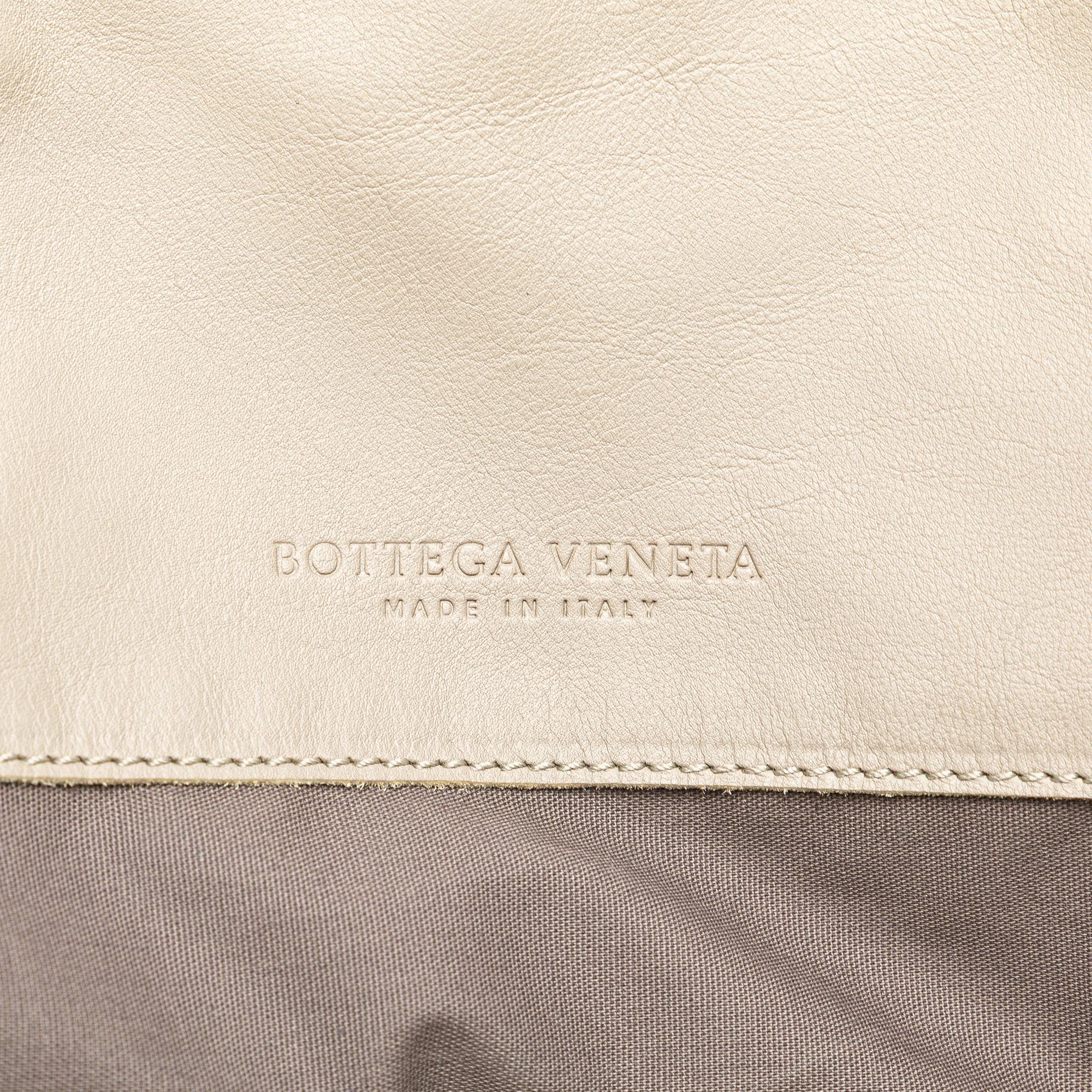 Bottega Veneta Leather Intrecciato Side Zip Tote