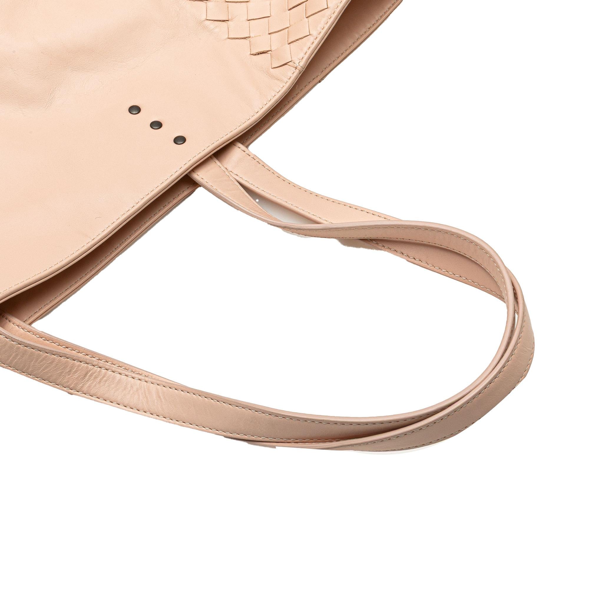 Bottega Veneta Leather Intrecciato Tote