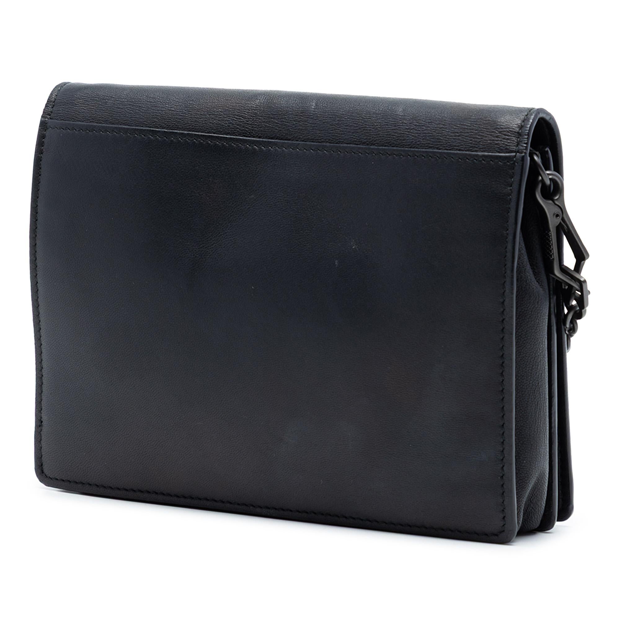 Bottega Veneta Leather Studded Wallet on Chain
