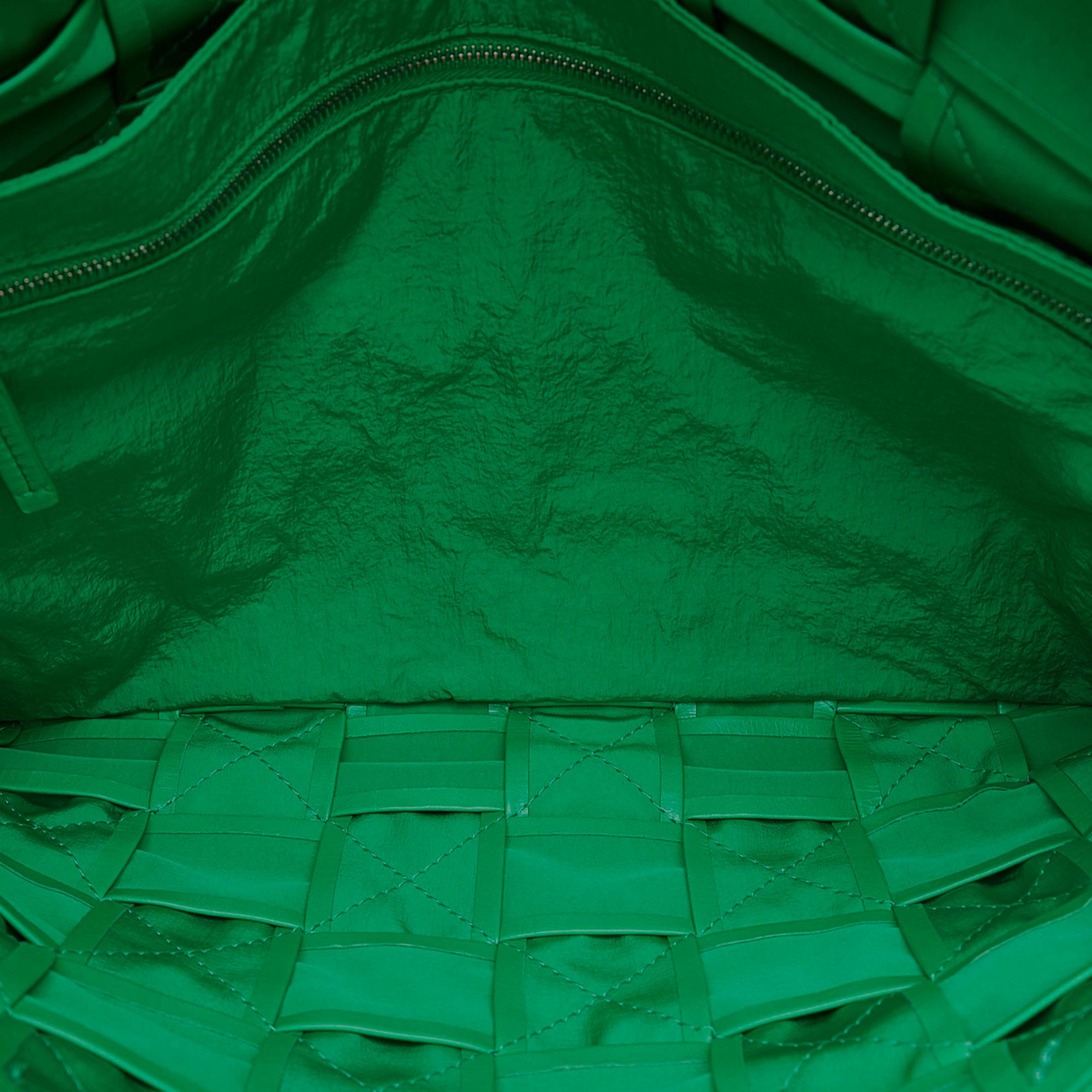 Bottega Veneta Maxi Paper Calfskin Intrecciato Cassette Crossbody