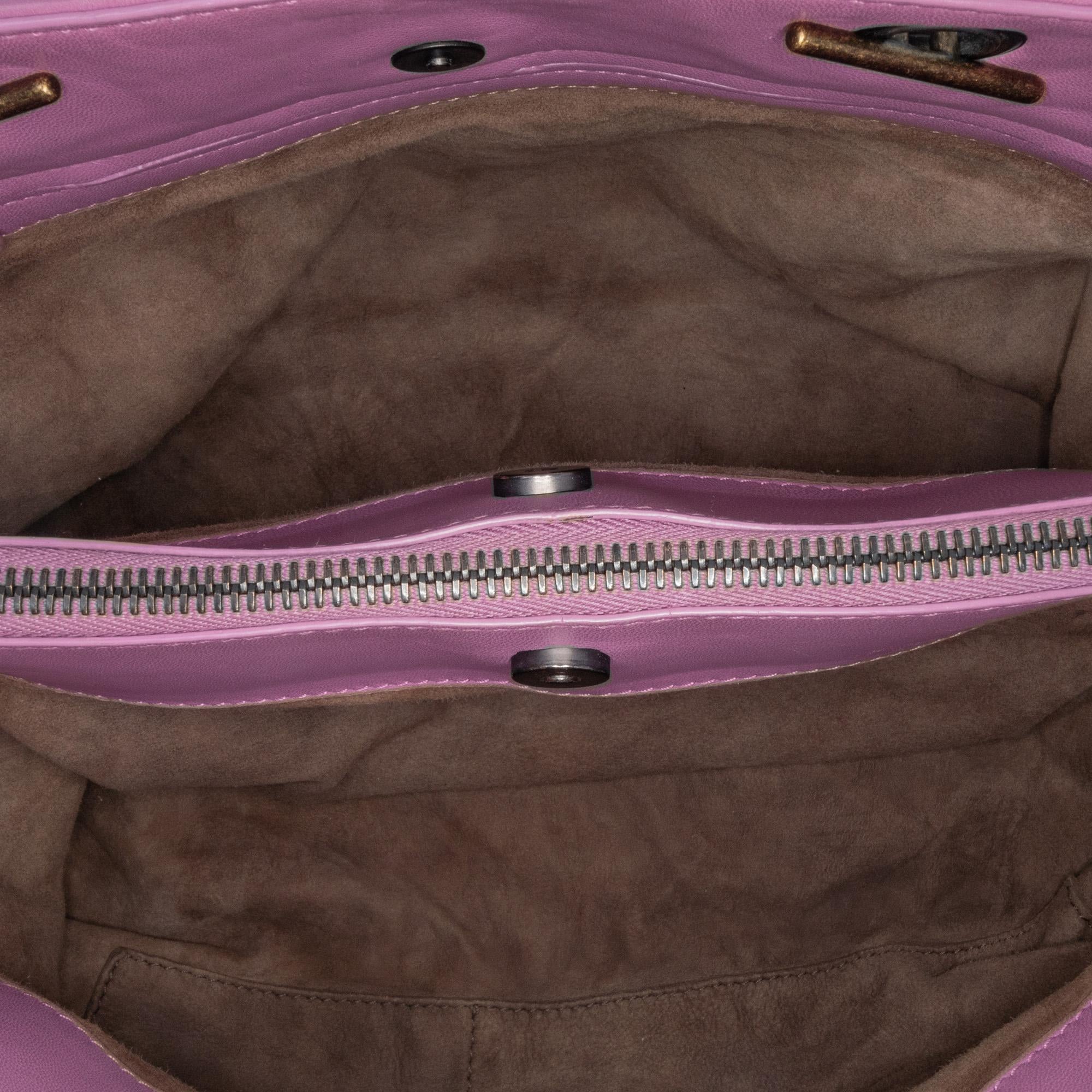 Bottega Veneta Medium Intrecciato Double Chain Tote