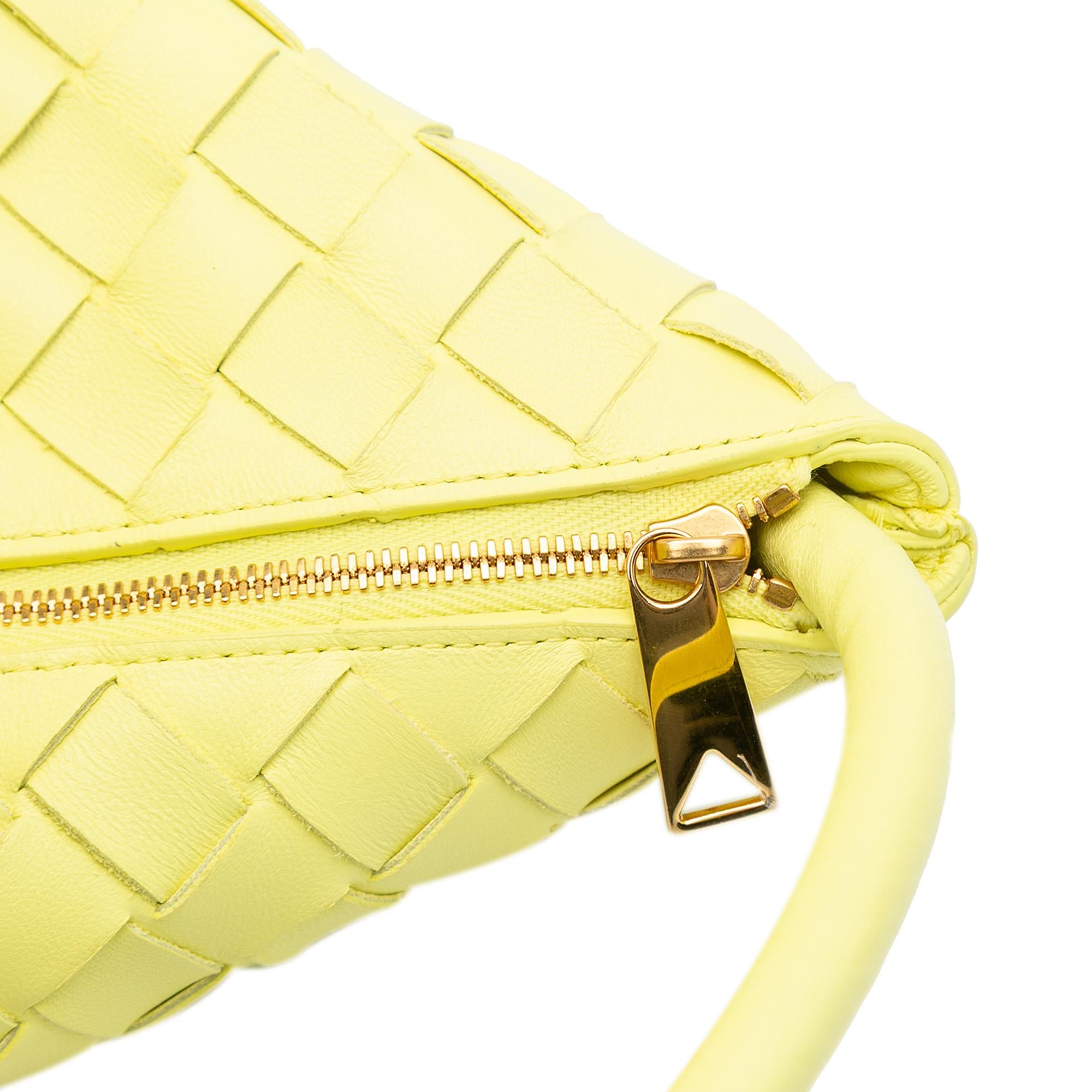 Bottega Veneta Medium Lambskin Intrecciato Turn Pouch