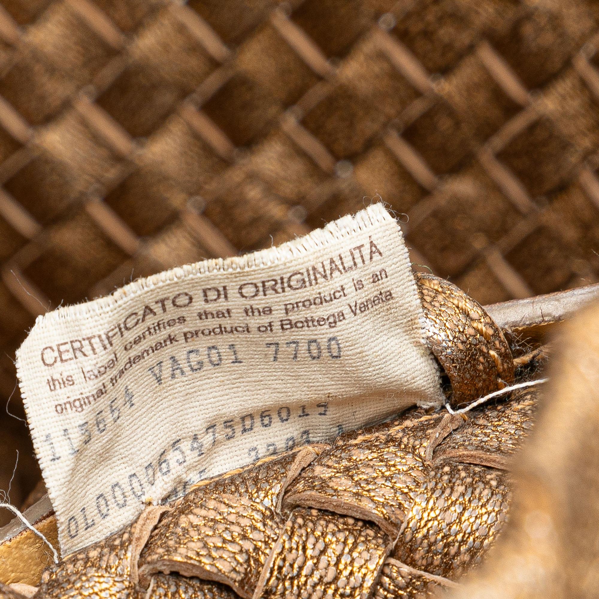 Bottega Veneta Medium Lambskin Intreccio Cabat Tote