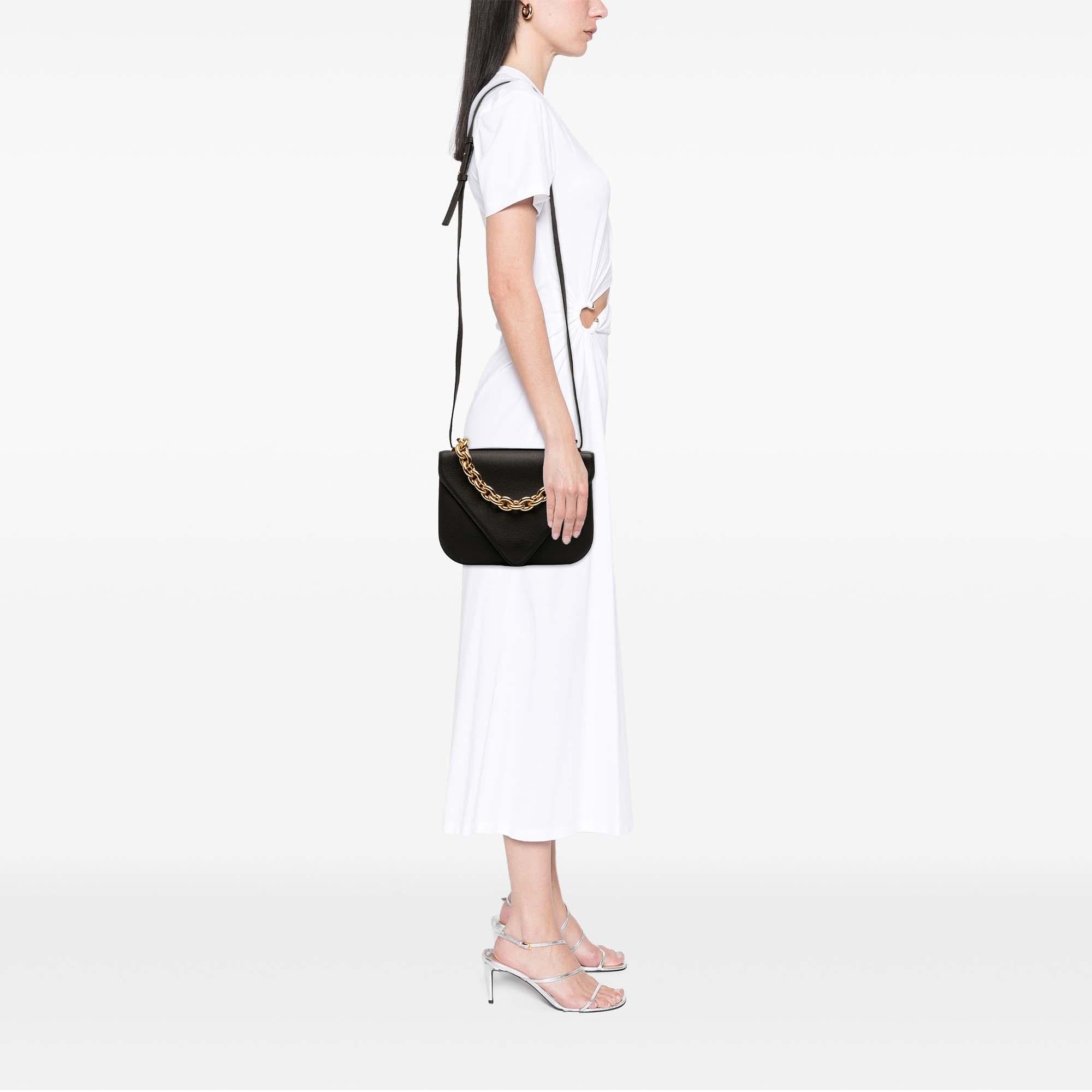 Bottega Veneta Medium Leather Mount Envelope Chain Bag