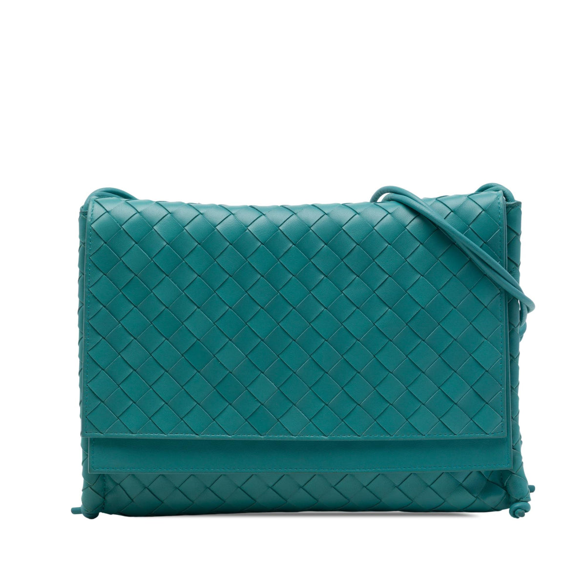 Bottega Veneta Medium Nappa Intrecciato BV Fold Crossbody