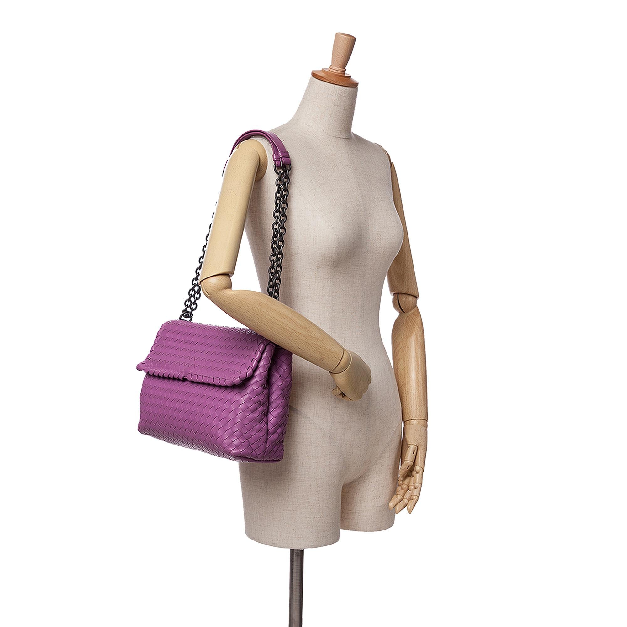 Bottega Veneta Medium Nappa Intrecciato Olimpia Shoulder Bag