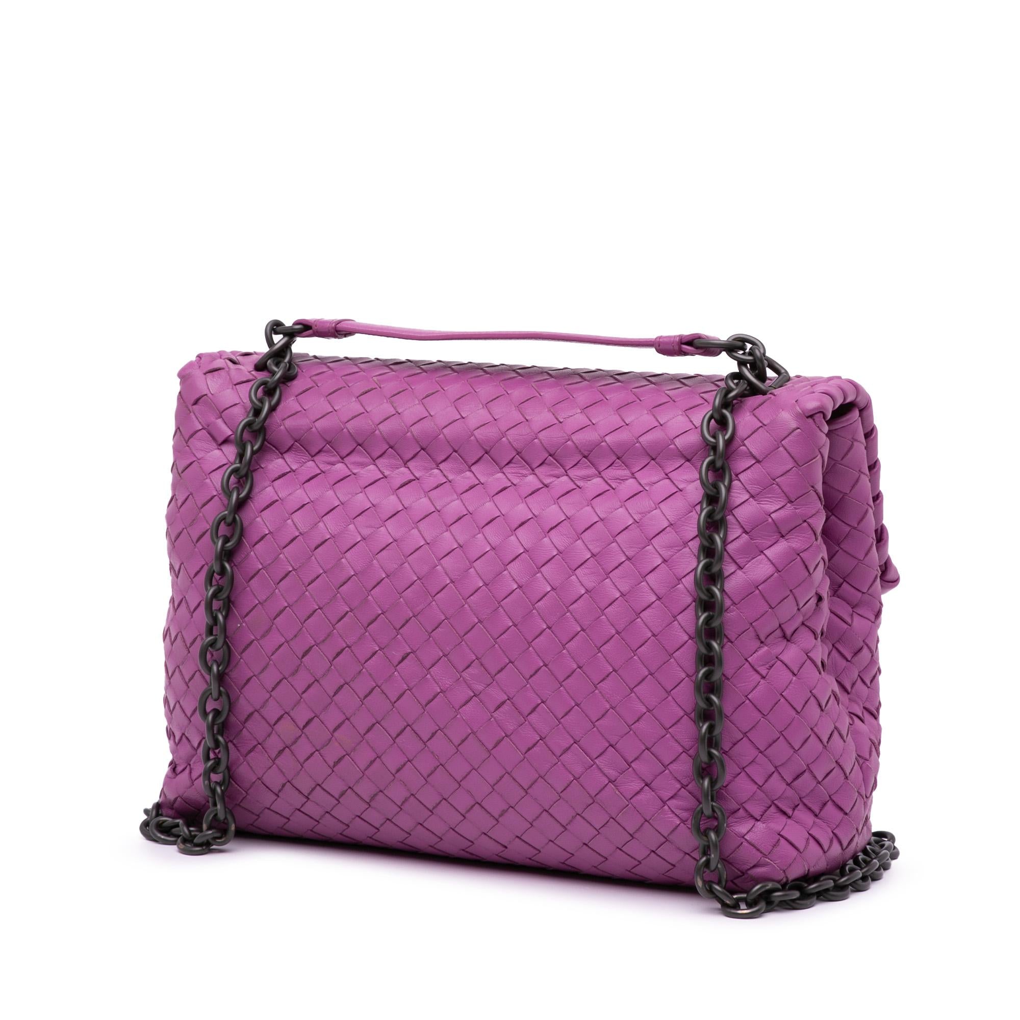 Bottega Veneta Medium Nappa Intrecciato Olimpia Shoulder Bag