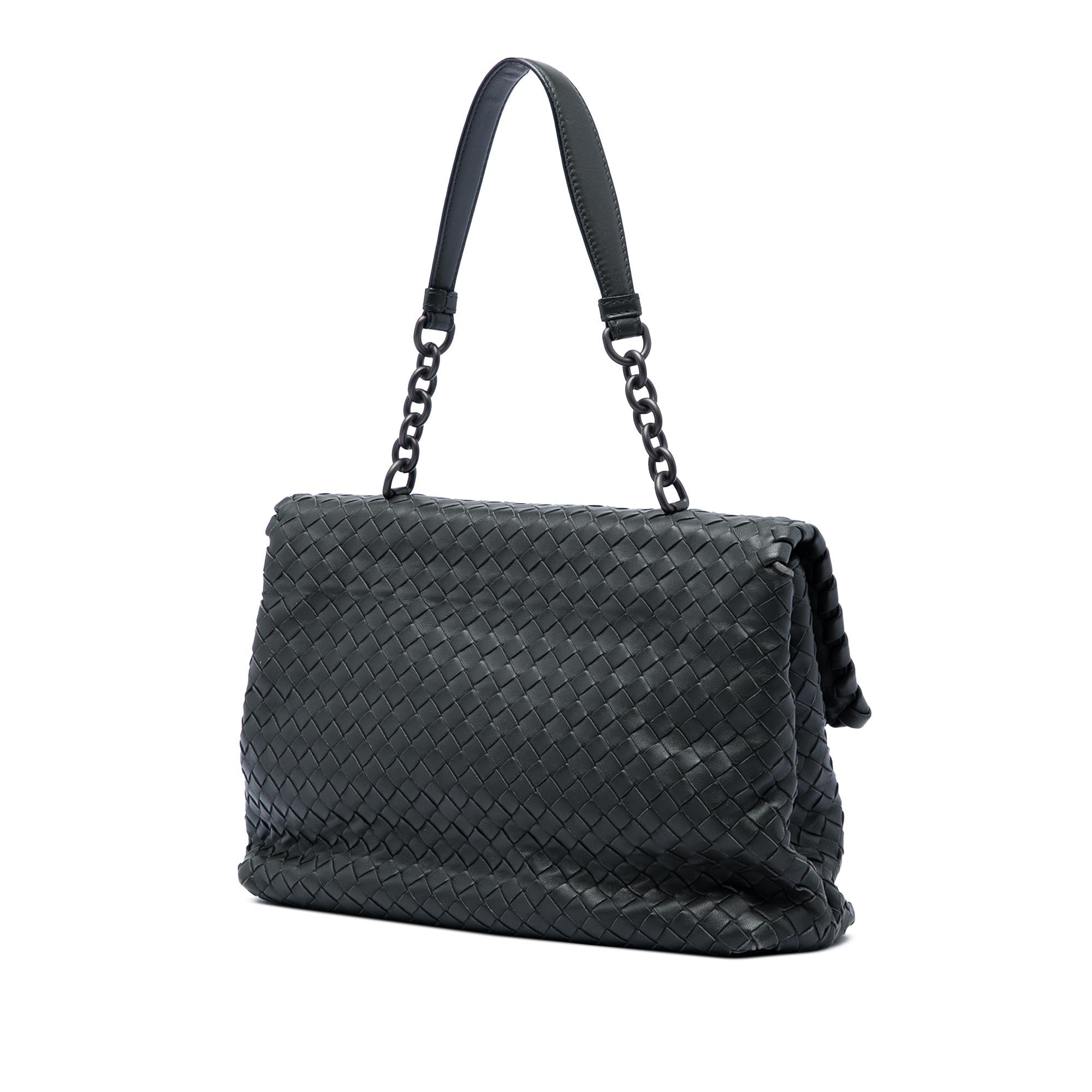 Bottega Veneta Medium Nappa Intrecciato Olimpia Shoulder Bag