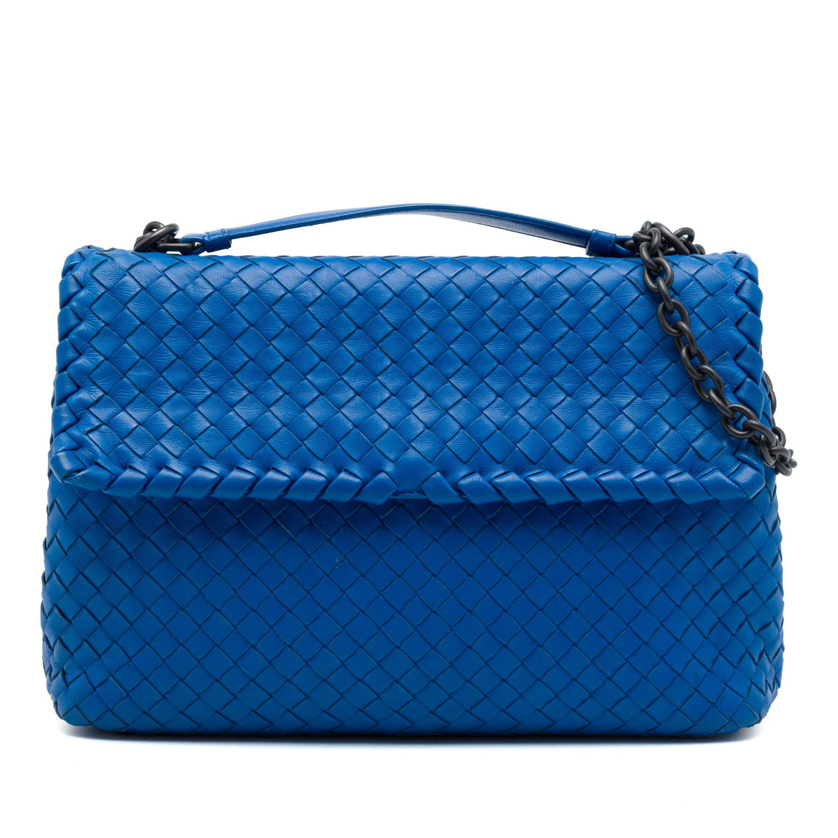 Bottega Veneta Medium Nappa Intrecciato Olimpia Shoulder Bag