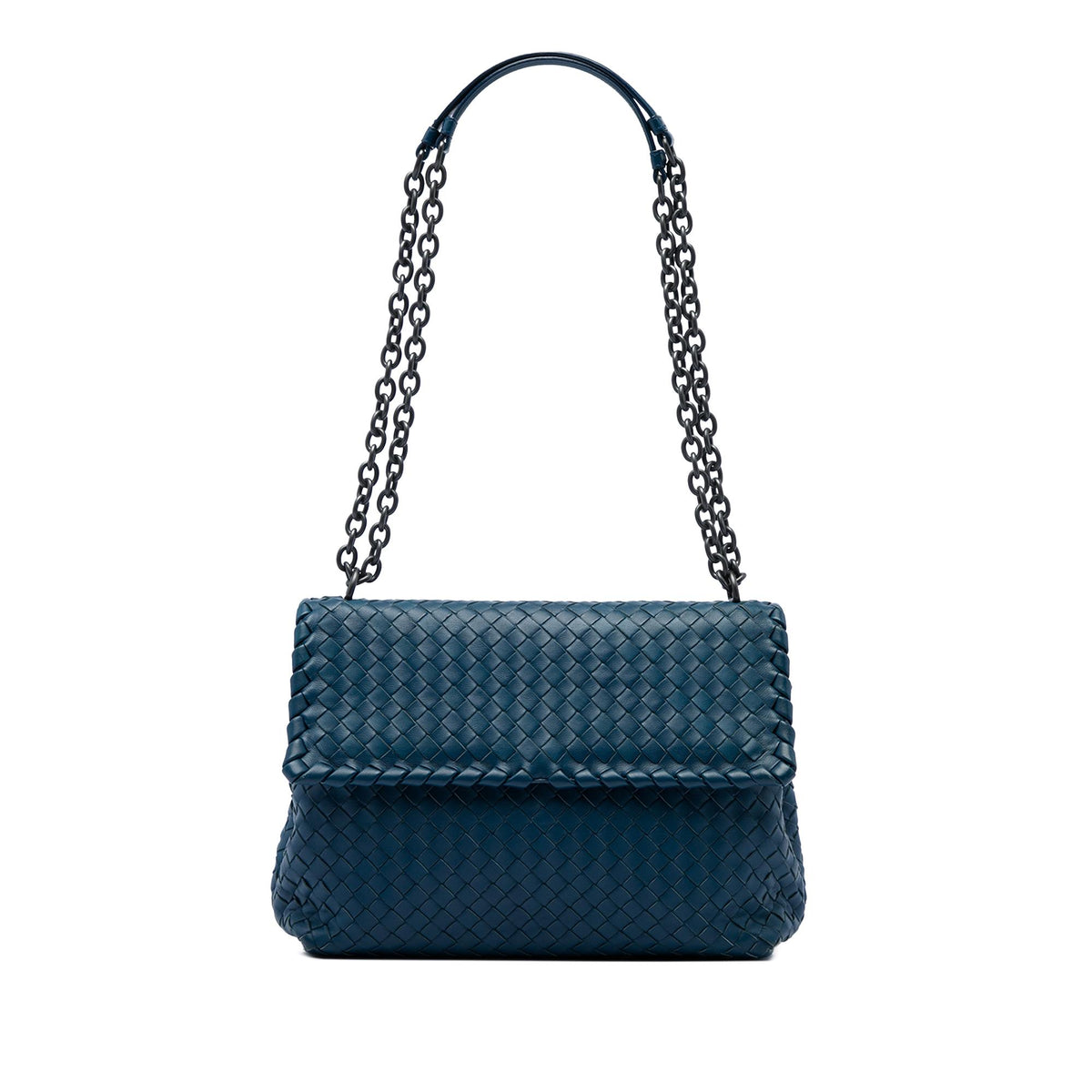 Bottega Veneta Medium Nappa Intrecciato Olimpia Shoulder Bag