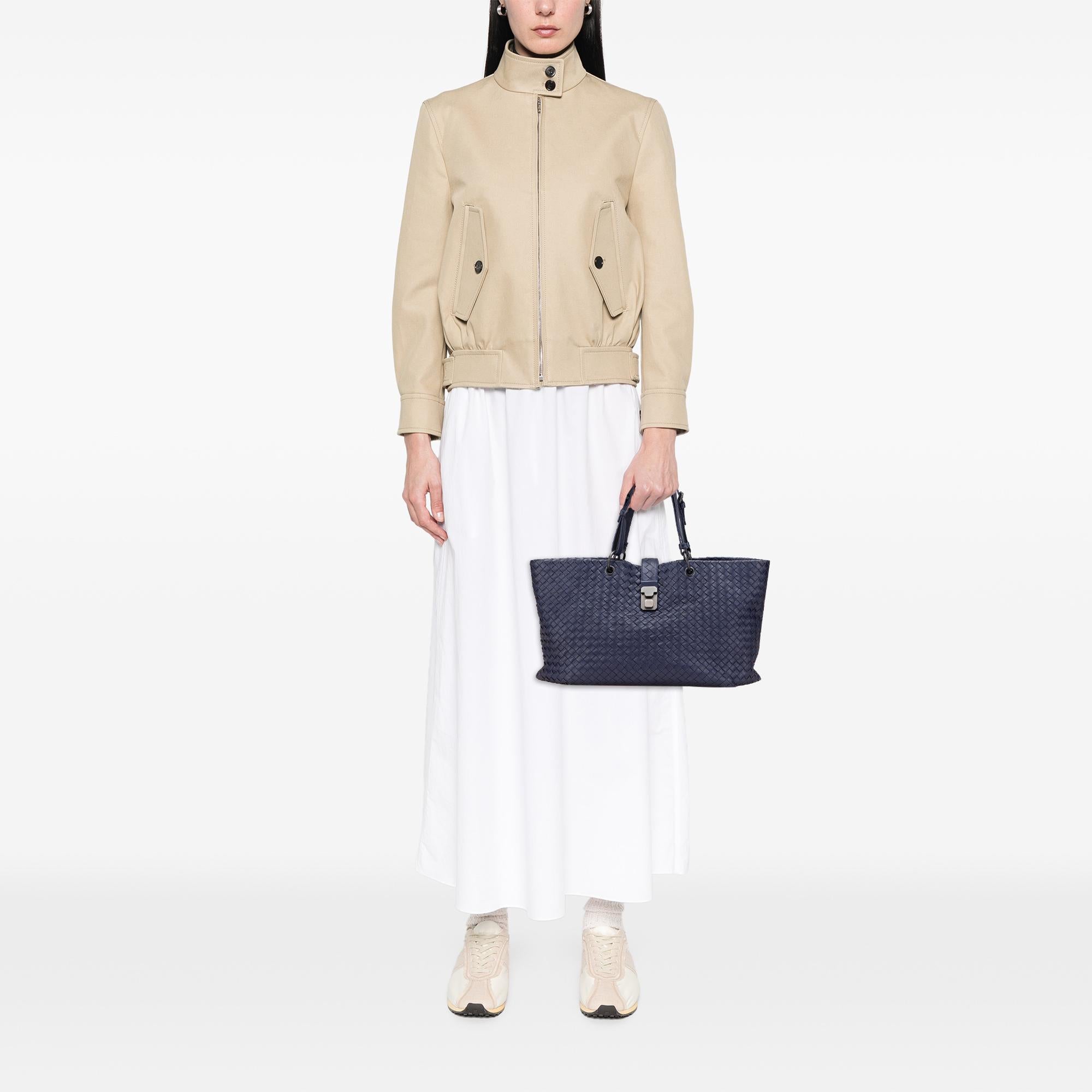 Bottega Veneta Medium Nappa Intrecciato Roma Tote
