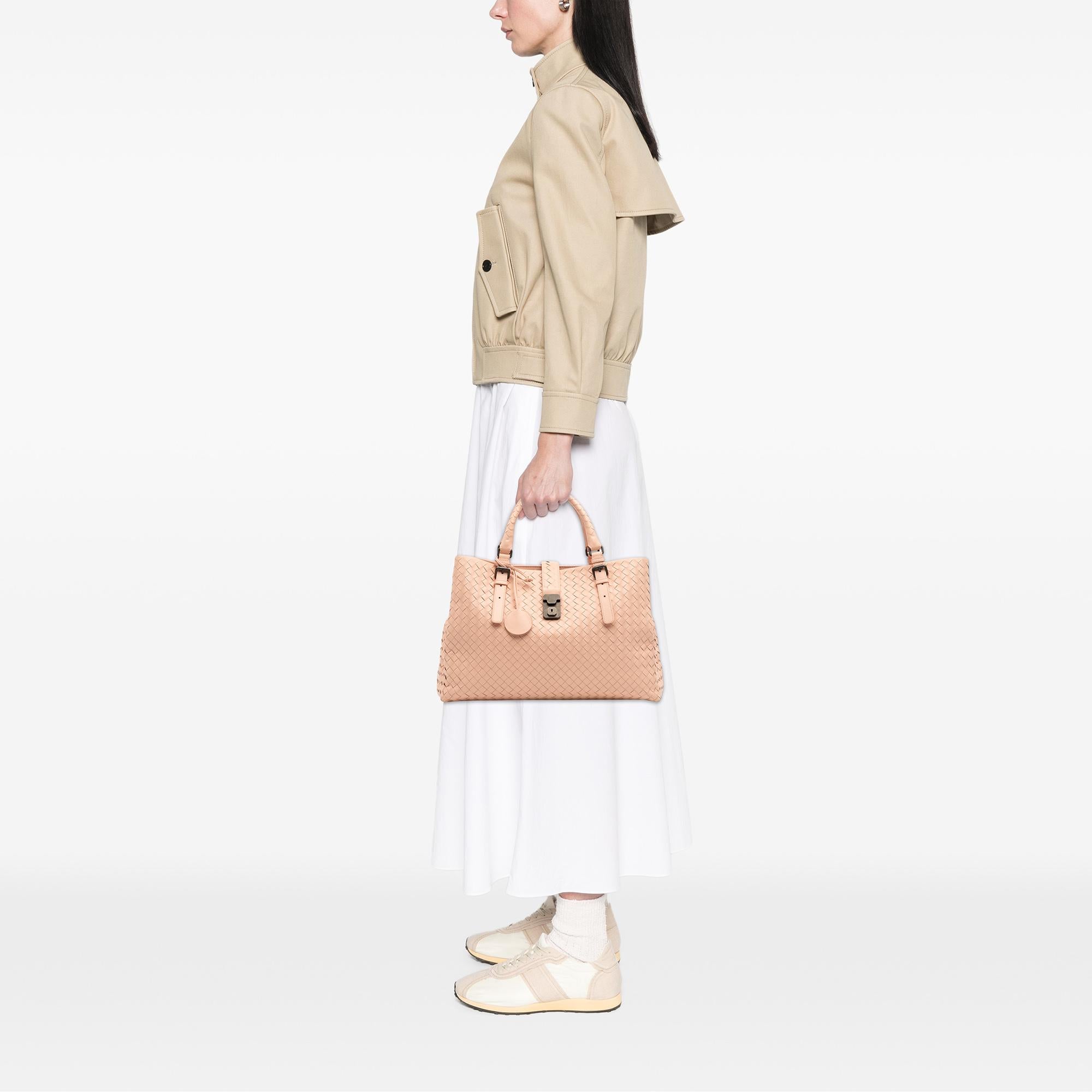 Bottega Veneta Medium Nappa Intrecciato Roma Tote