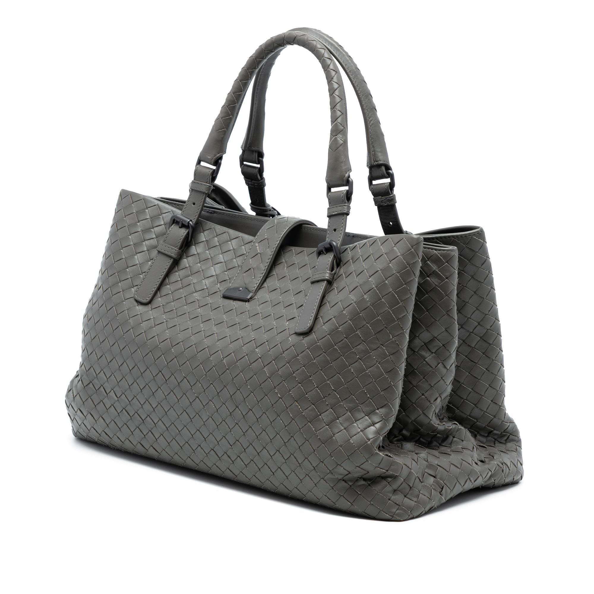 Bottega Veneta Medium Nappa Intrecciato Roma Tote