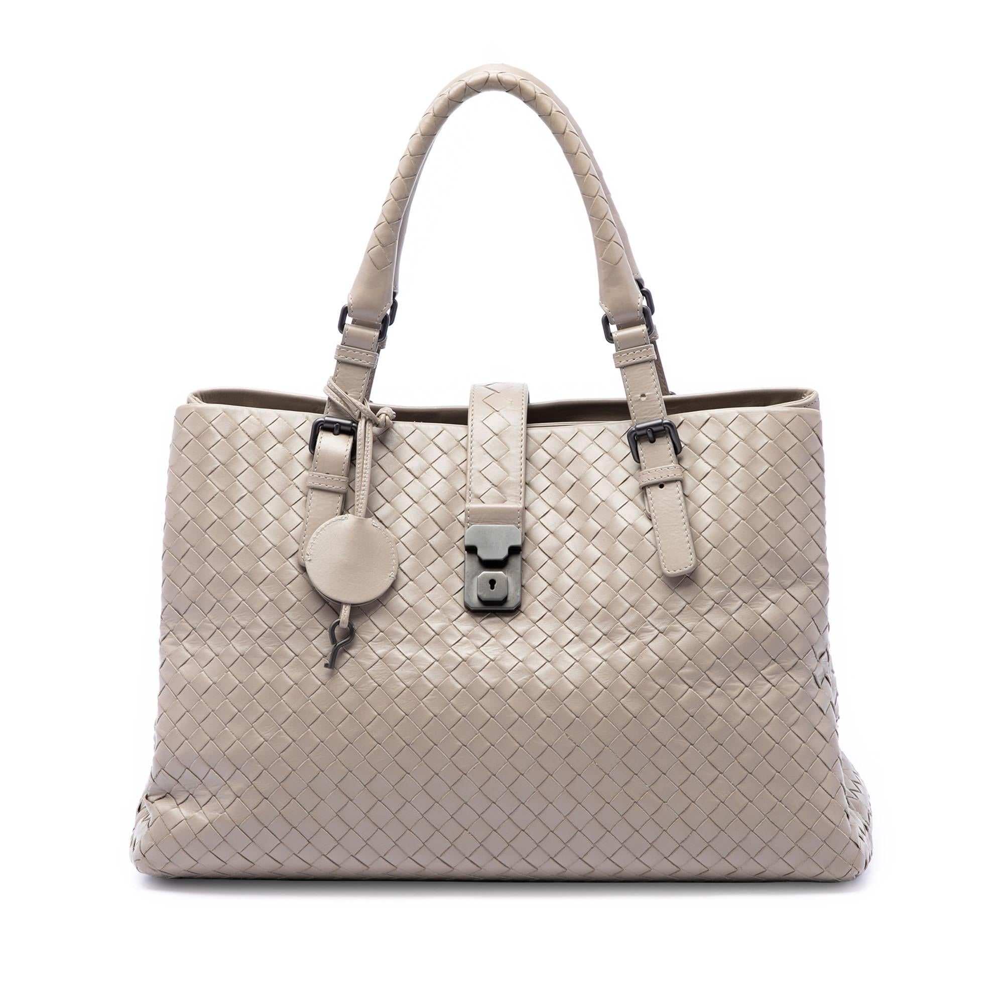 Bottega Veneta Medium Nappa Intrecciato Roma Tote