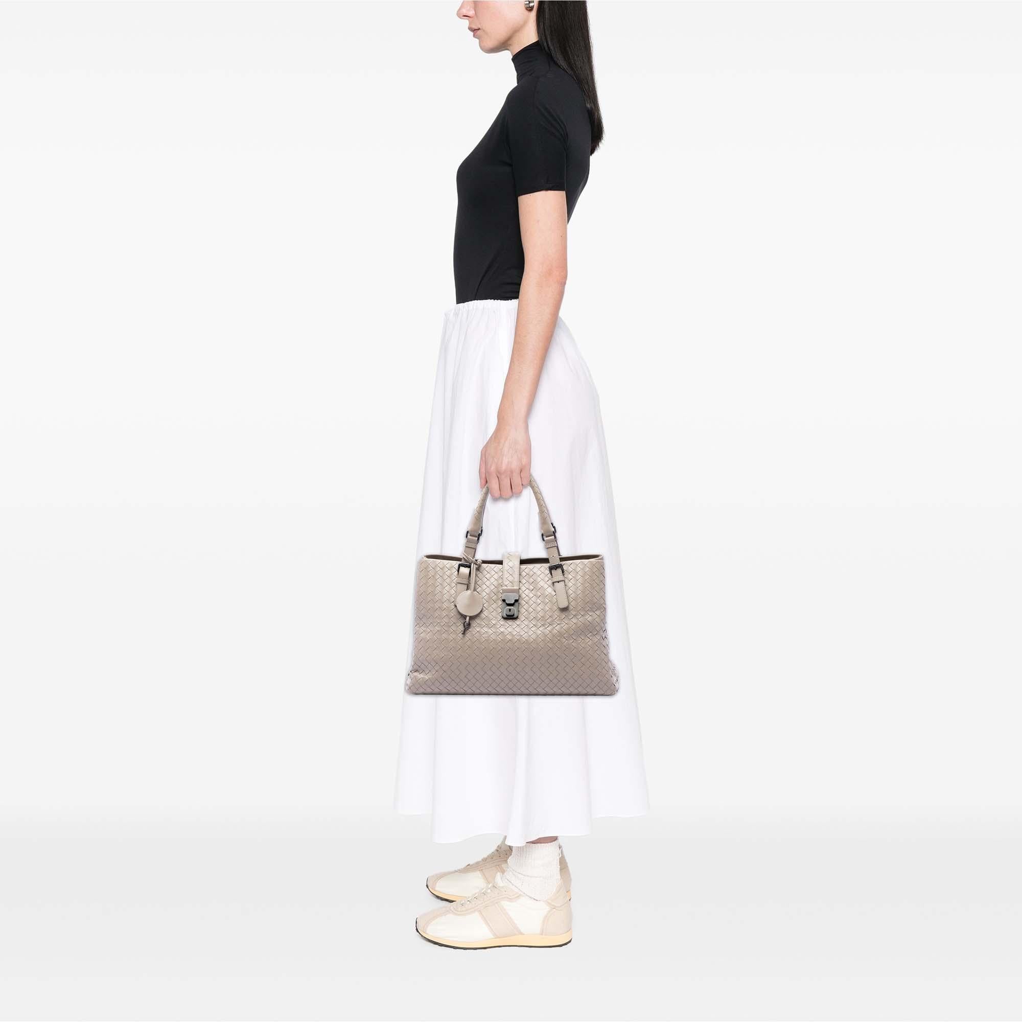 Bottega Veneta Medium Nappa Intrecciato Roma Tote
