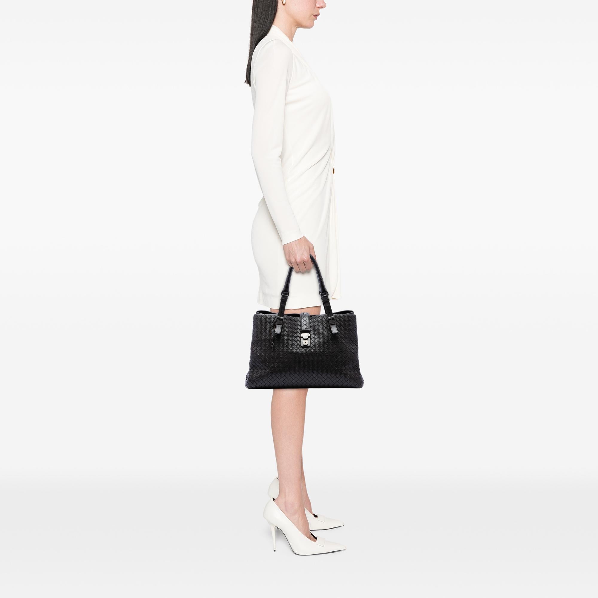 Bottega Veneta Medium Nappa Intrecciato Roma Tote