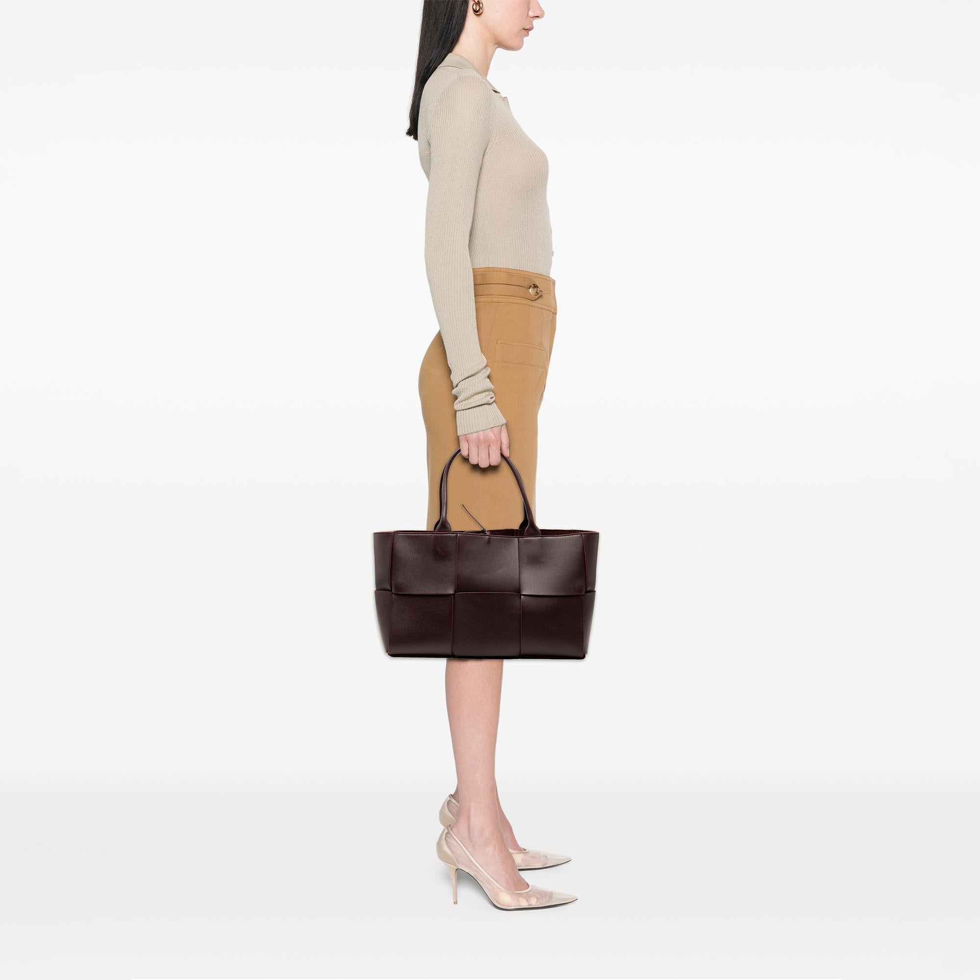 Bottega Veneta Medium Nappa Maxi Intrecciato Arco Tote