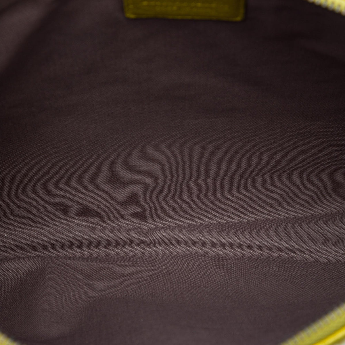 Bottega Veneta Metallic Leather Intrecciato Clutch