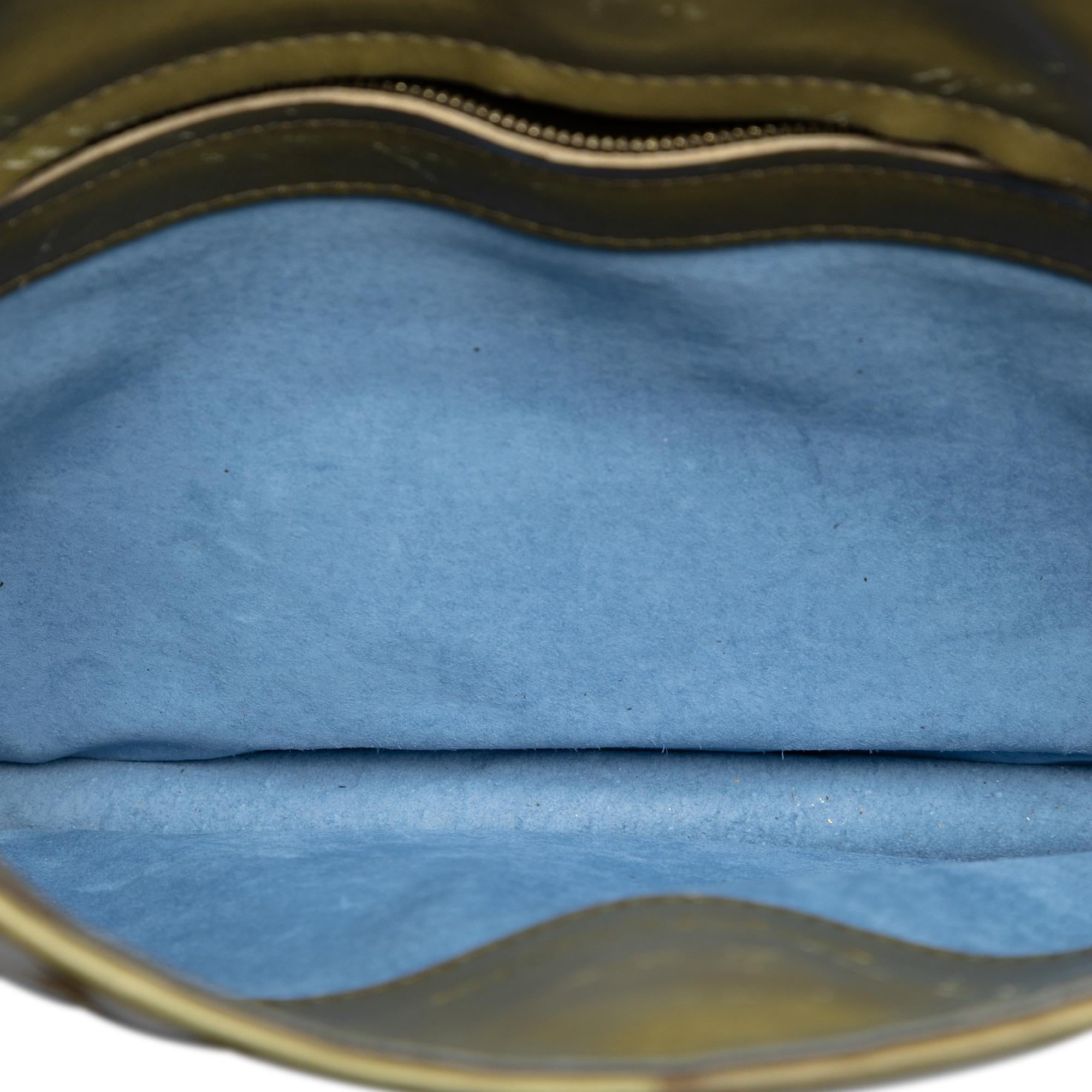 Bottega Veneta Metallic Nappa Intrecciato Shoulder Bag