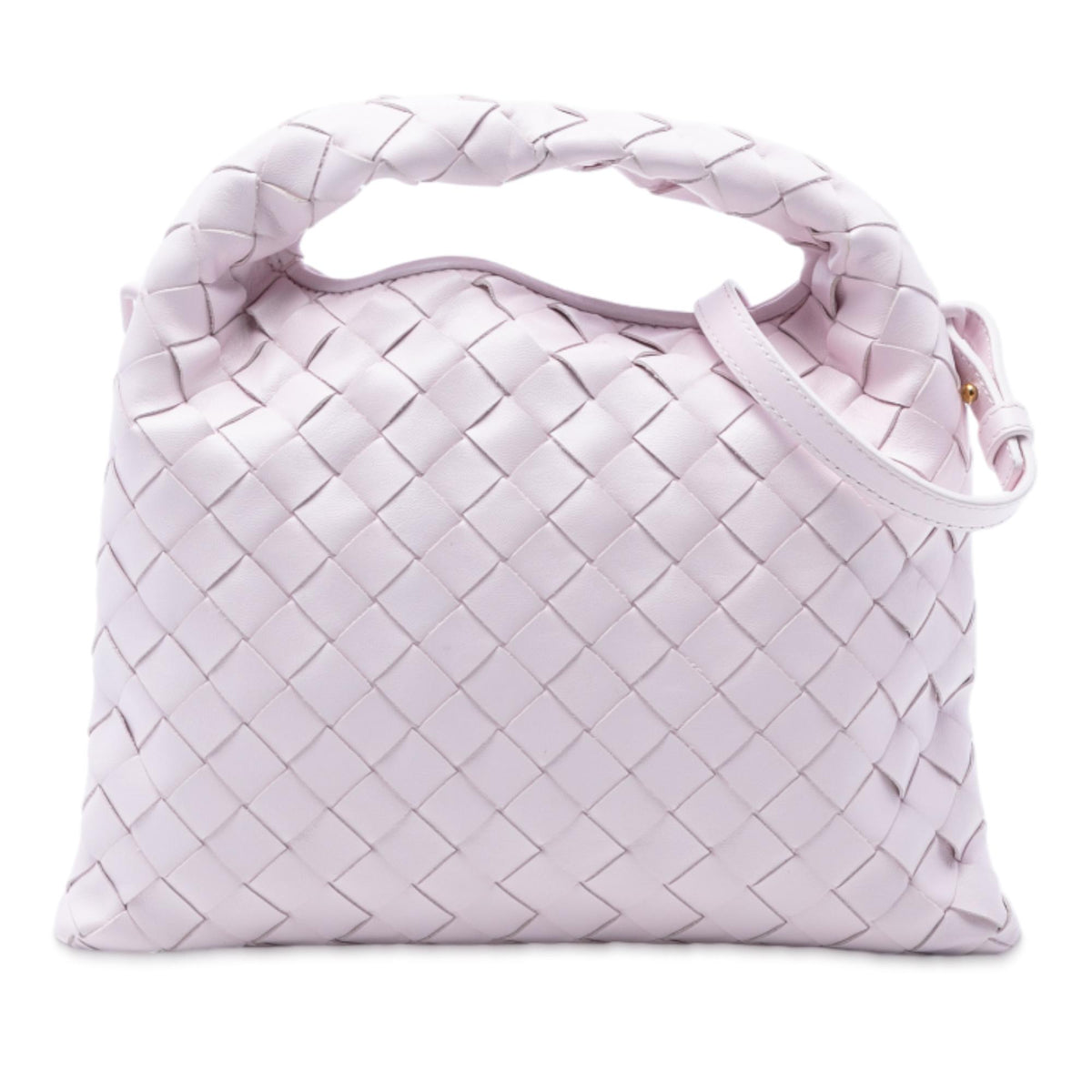 Bottega Veneta Mini Calfskin Intrecciato Hop Satchel