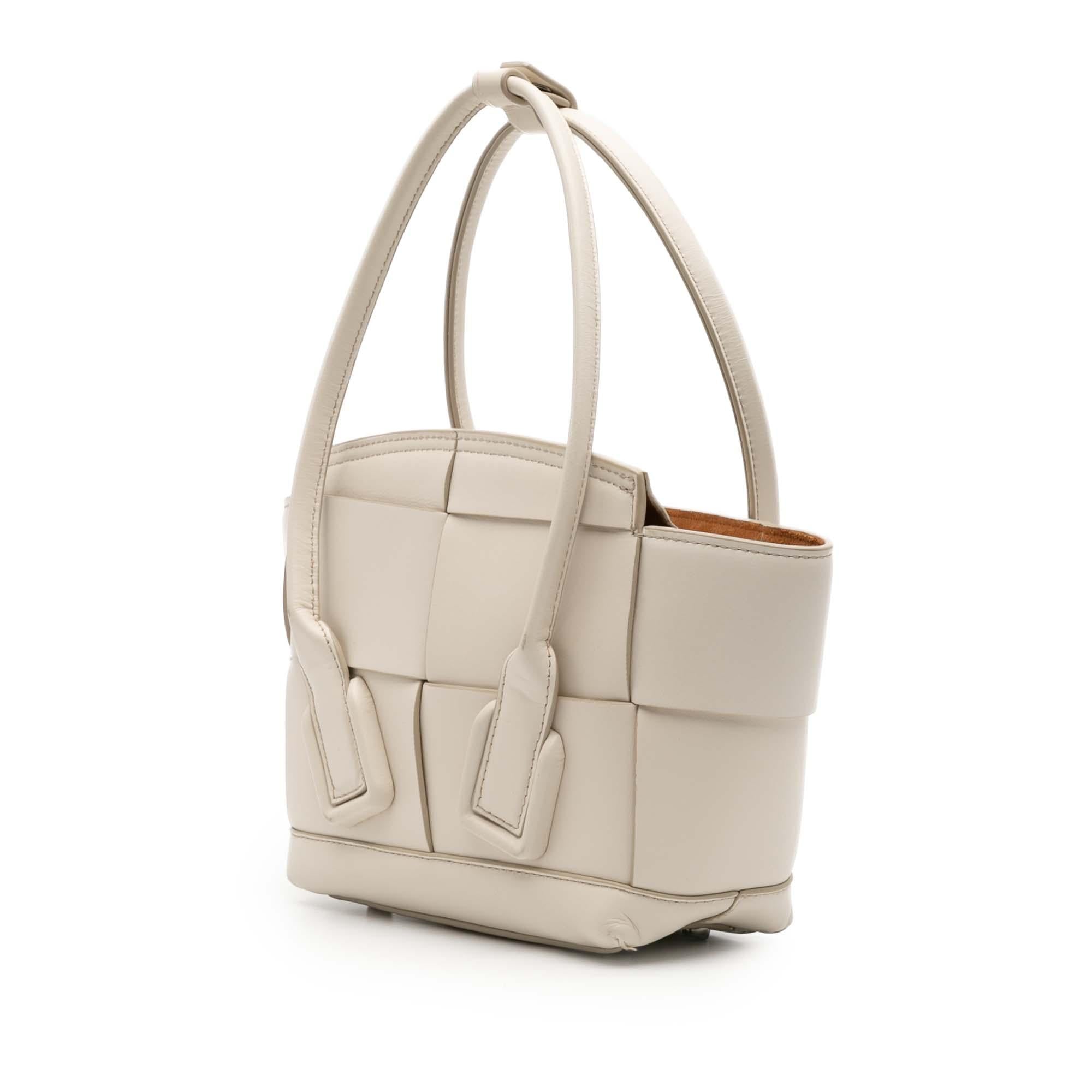 Bottega Veneta Mini Calfskin Maxi Intrecciato Arco Satchel