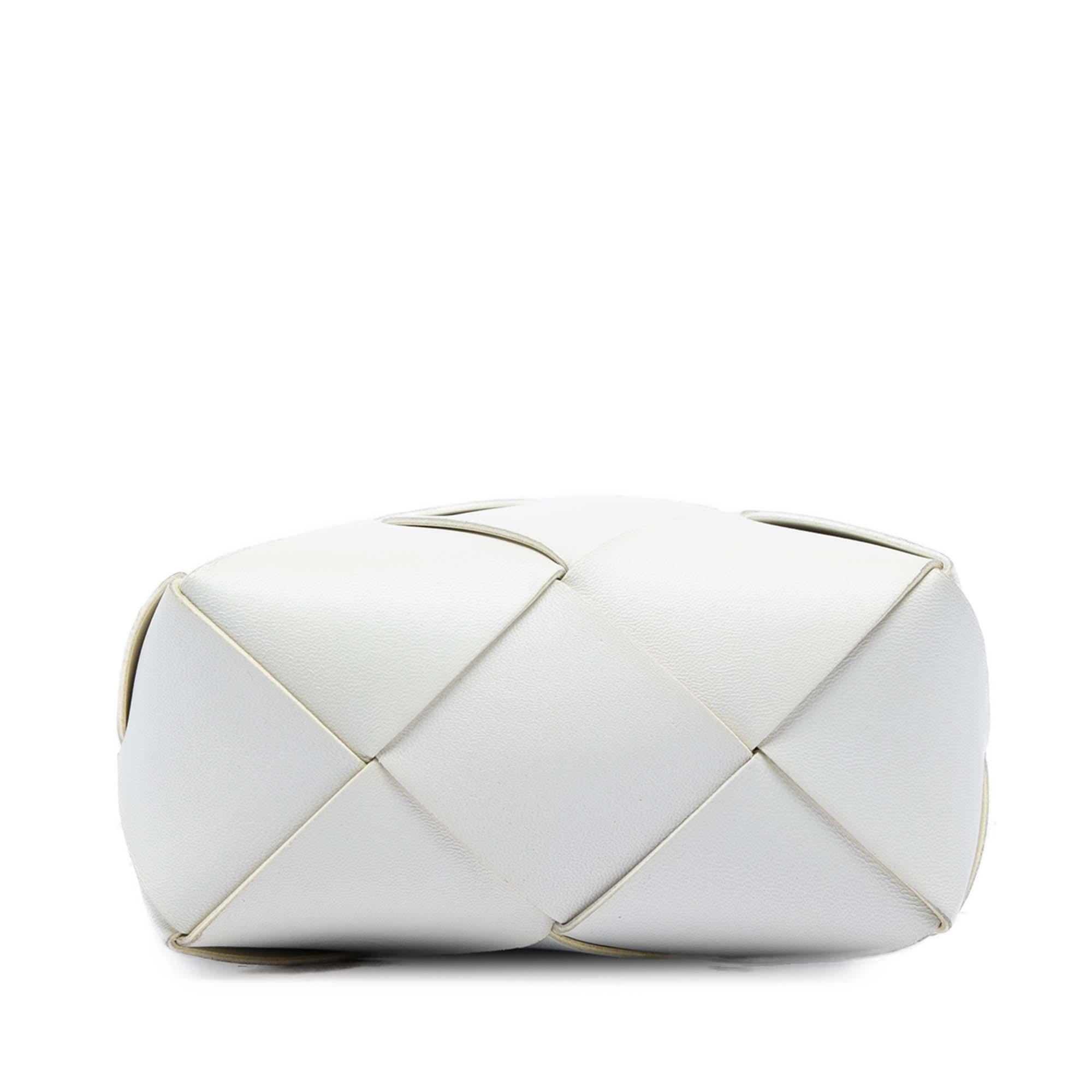 Bottega Veneta Mini Lambskin Intrecciato Cassette Camera Bag