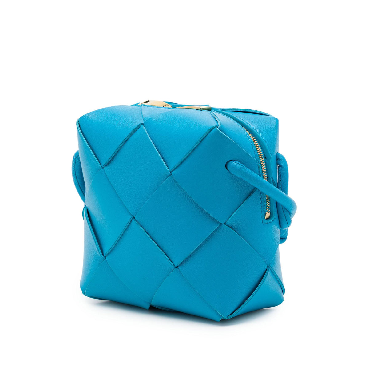 Bottega Veneta Mini Lambskin Intrecciato Cassette Camera Bag