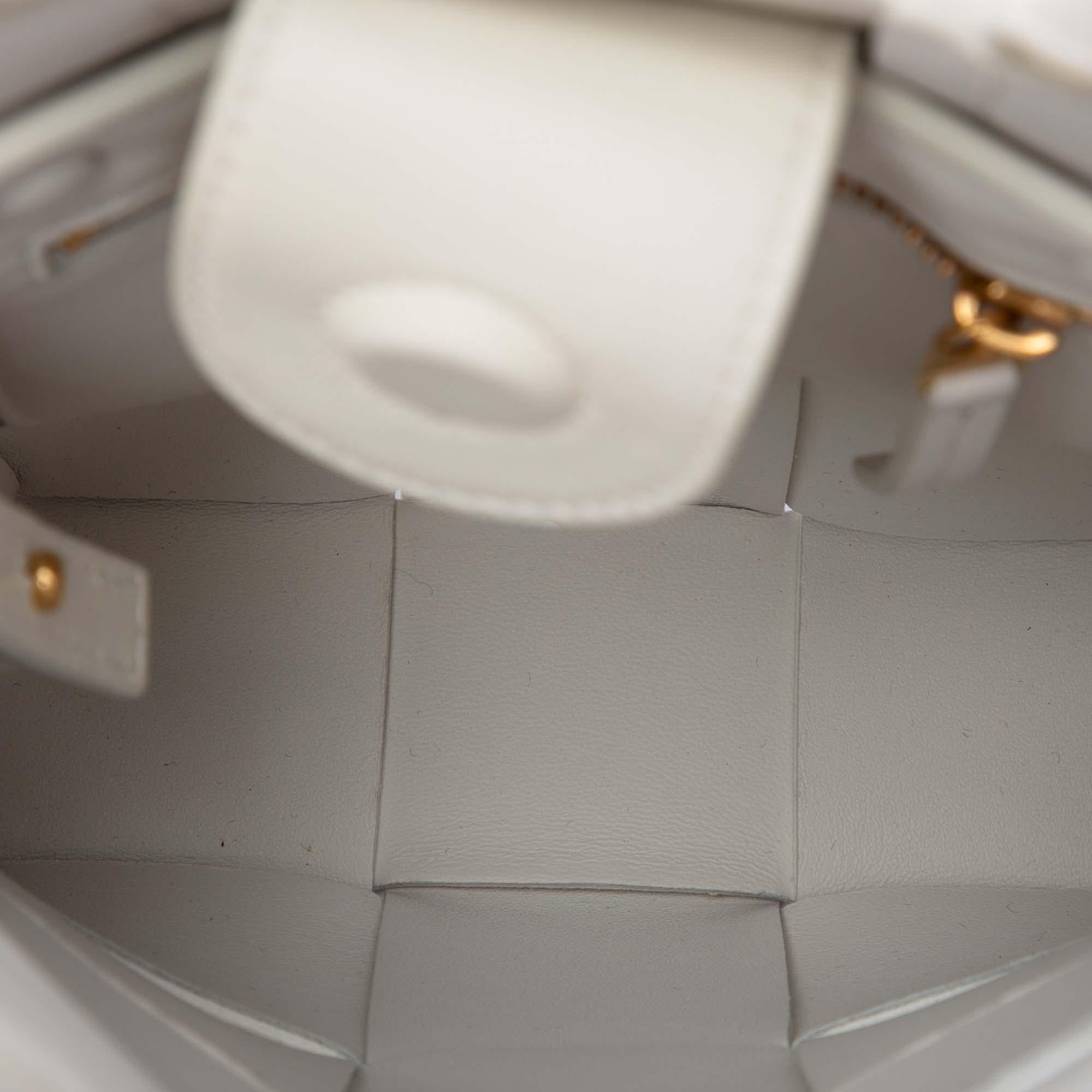 Bottega Veneta Mini Maxi Intrecciato Nappa North South Cassette Tote