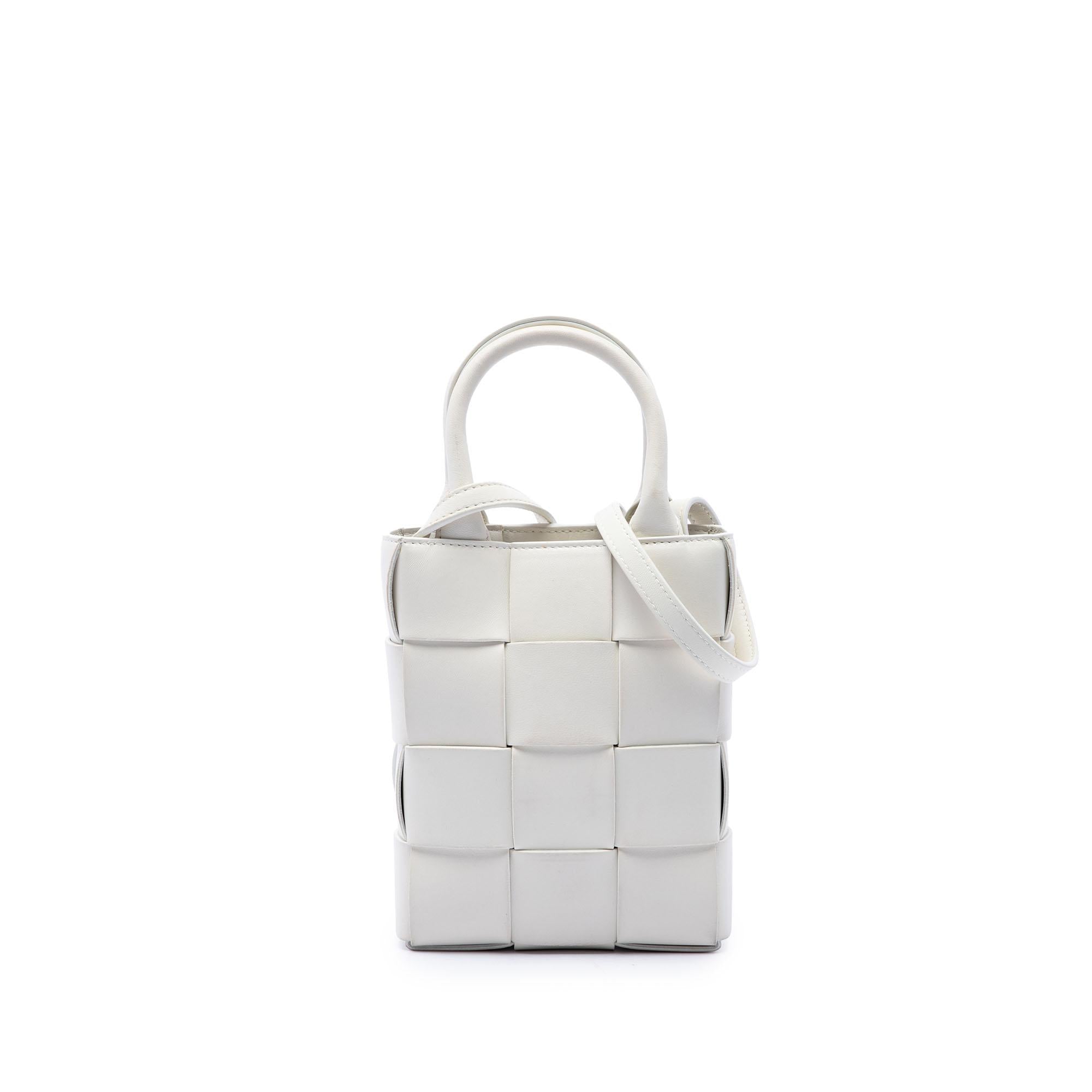 Bottega Veneta Mini Maxi Intrecciato Nappa North South Cassette Tote