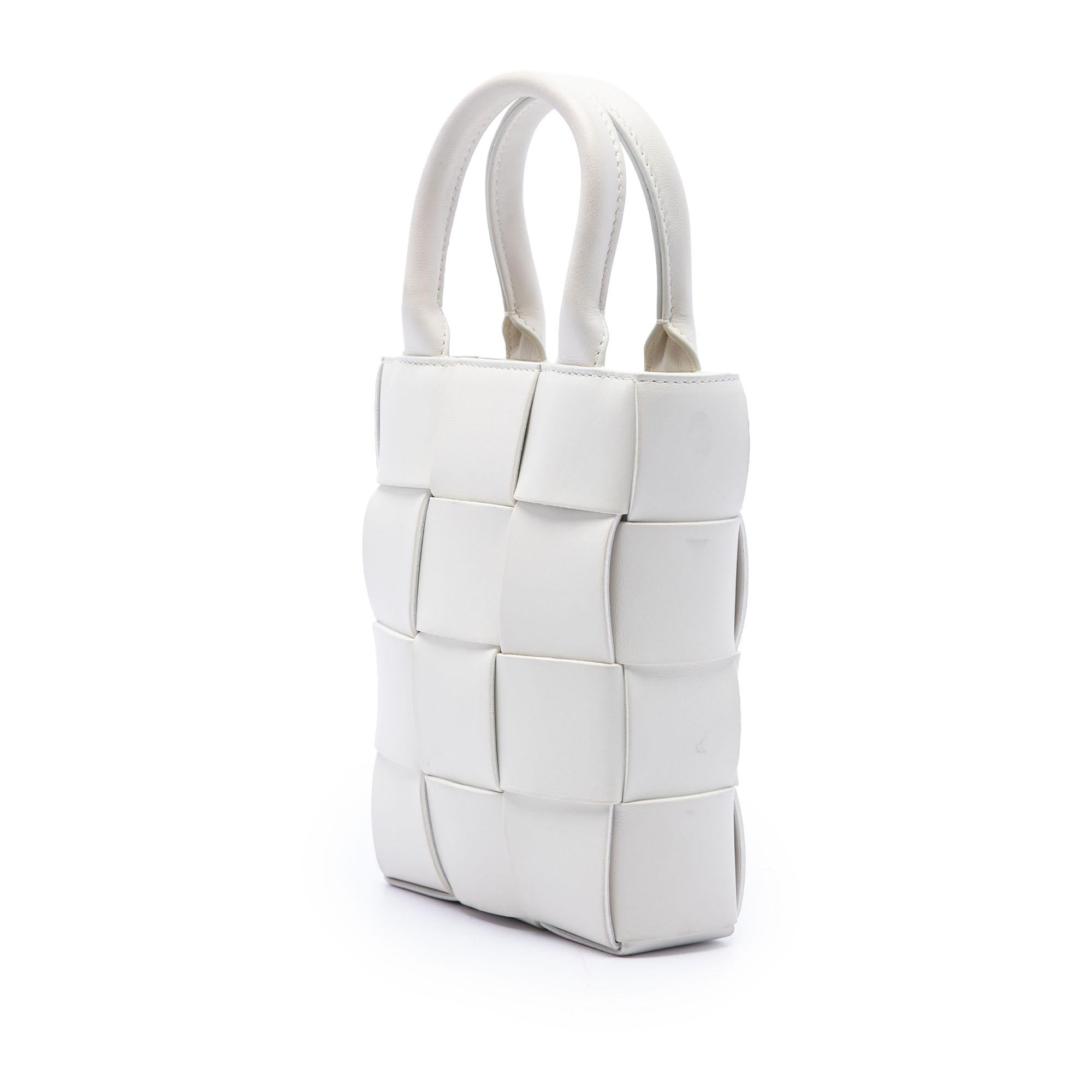 Bottega Veneta Mini Maxi Intrecciato Nappa North South Cassette Tote