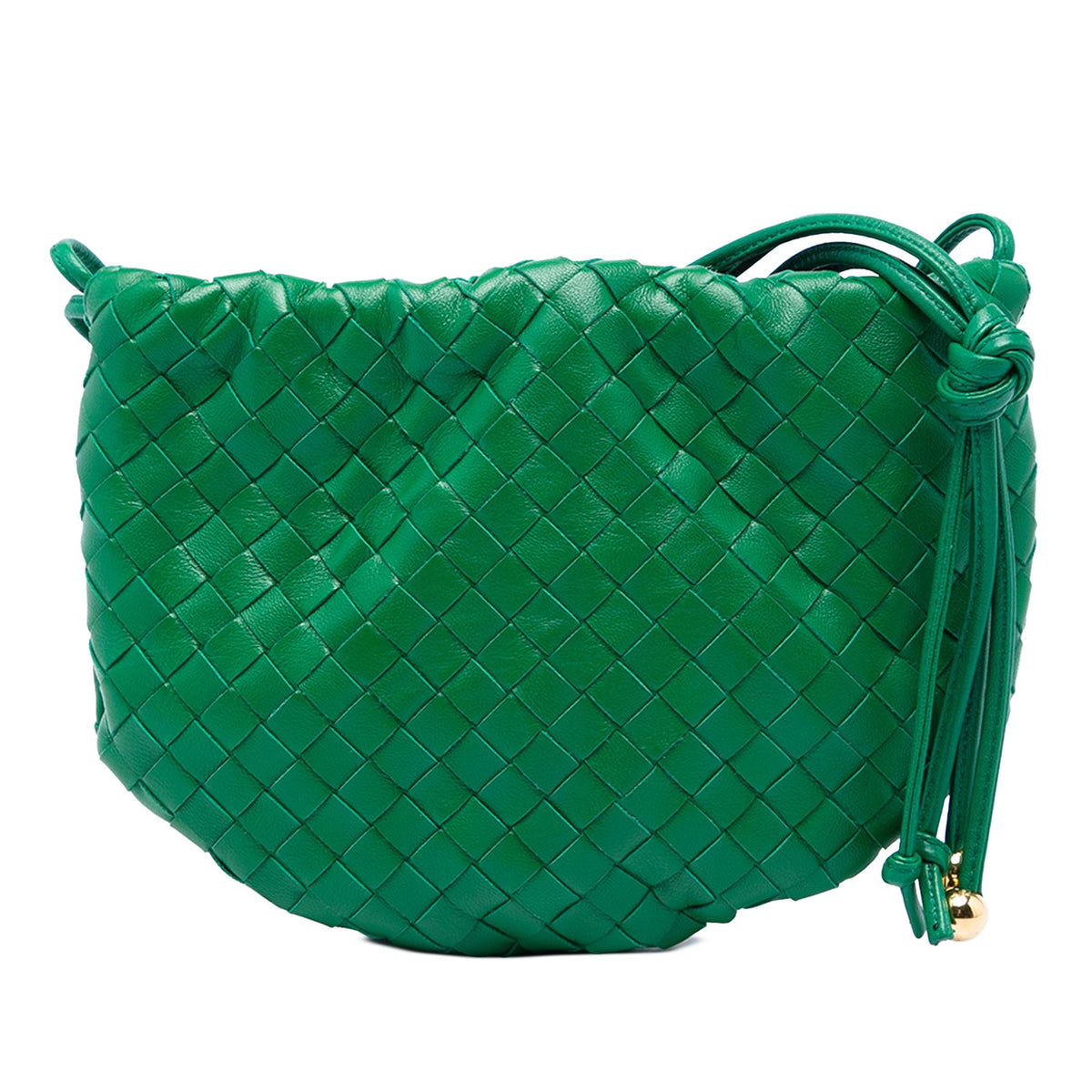 Bottega Veneta Mini Nappa Intrecciato Bulb Crossbody