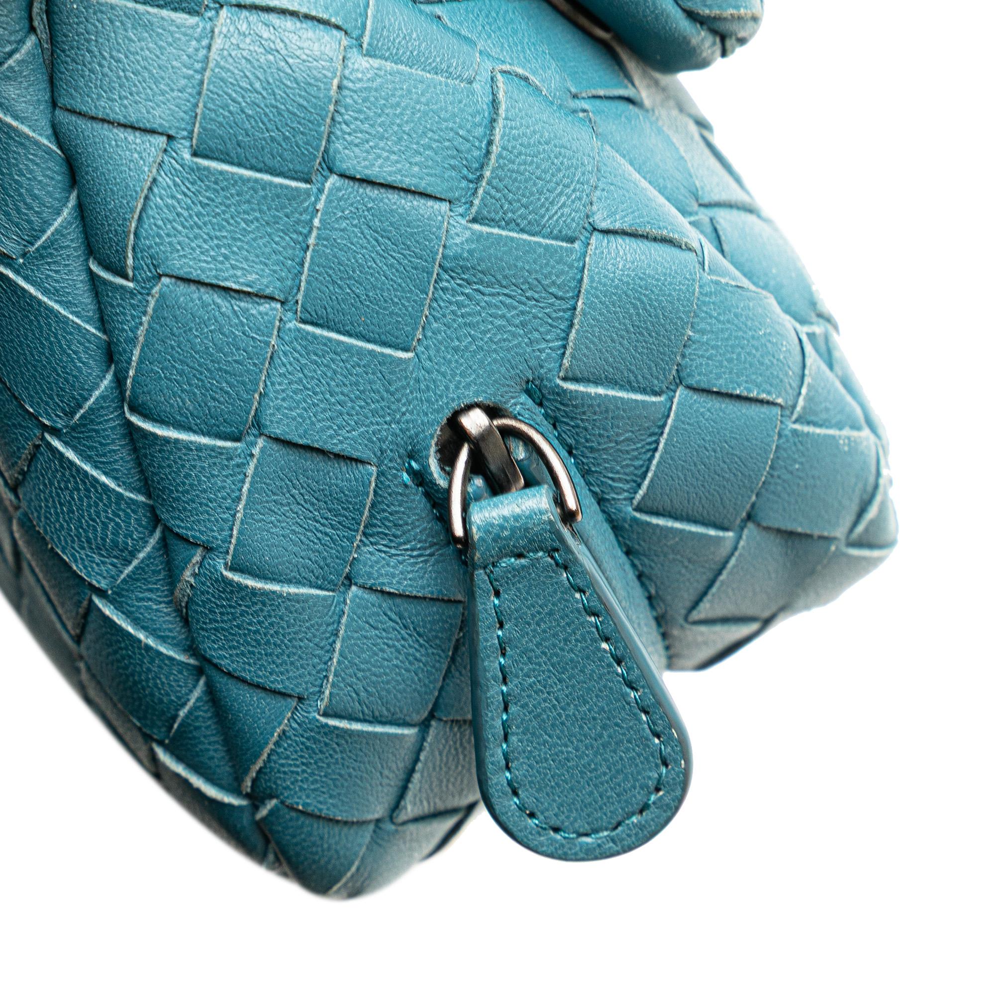 Bottega Veneta Mini Nappa Intrecciato Expandable Chain Crossbody