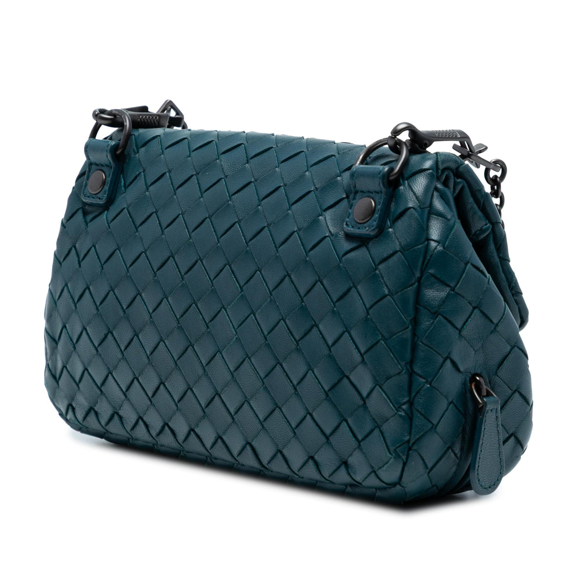 Bottega Veneta Mini Nappa Intrecciato Expandable Chain Crossbody