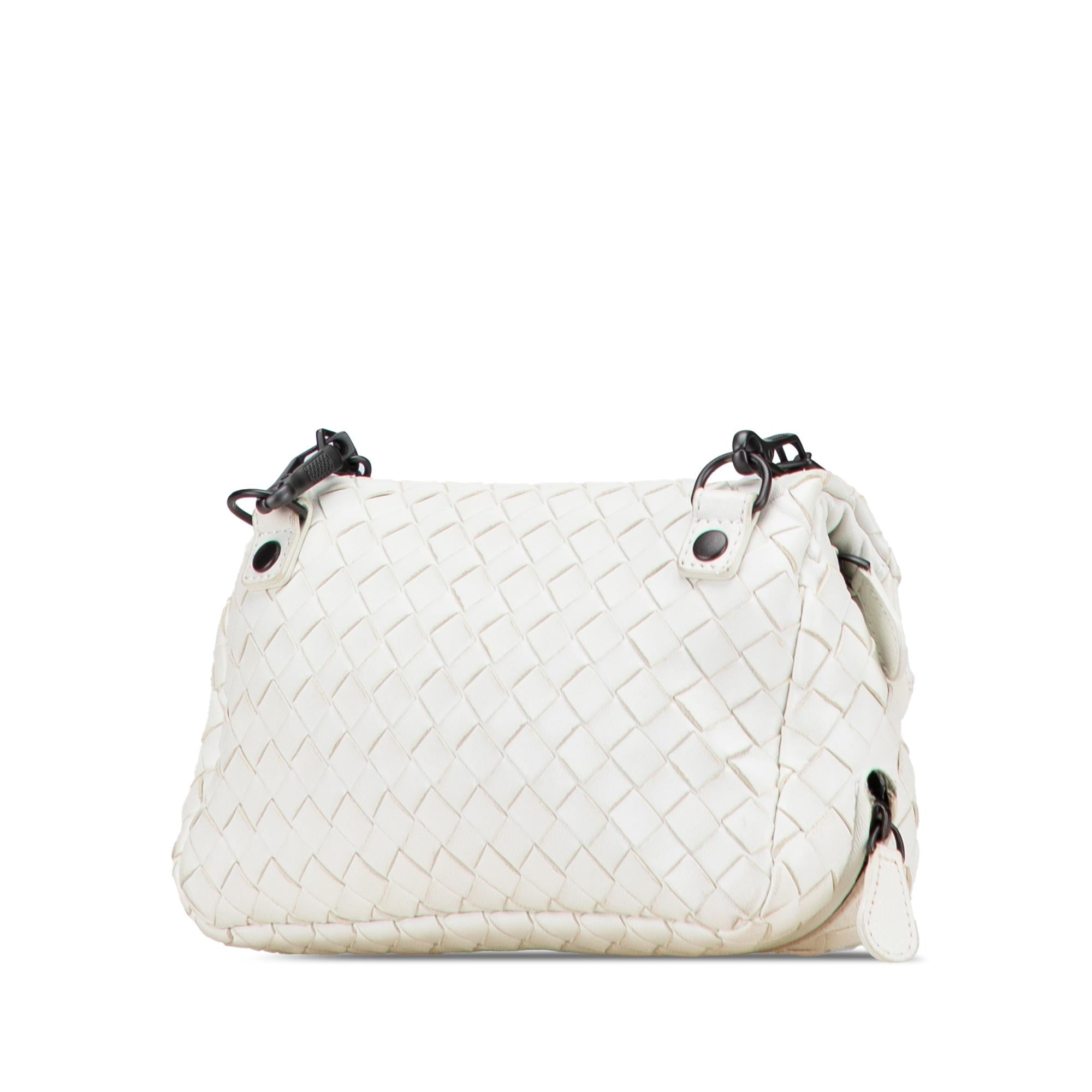 Bottega Veneta Mini Nappa Intrecciato Expandable Chain Flap Crossbody