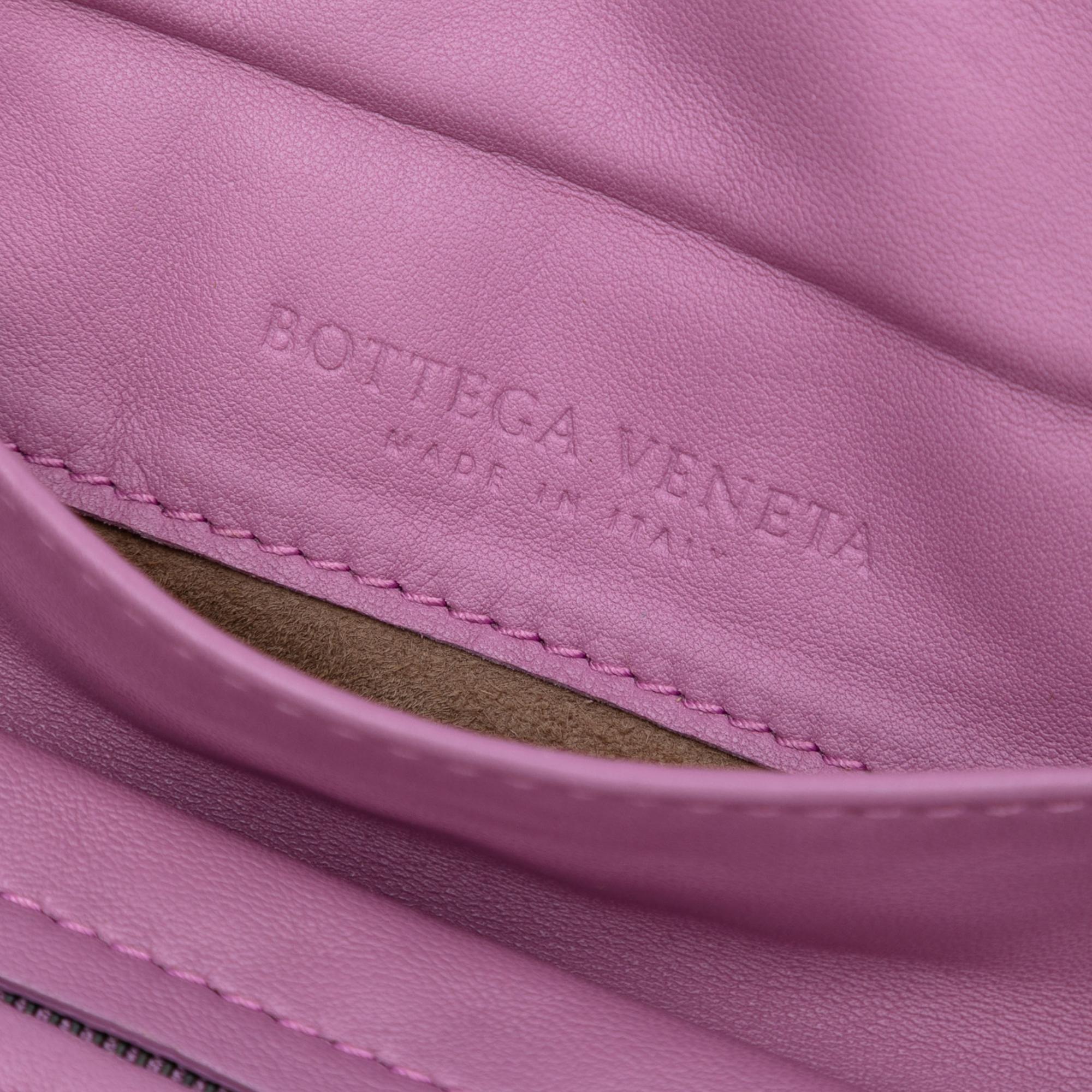Bottega Veneta Mini Nappa Intrecciato Expandable Chain Flap Crossbody