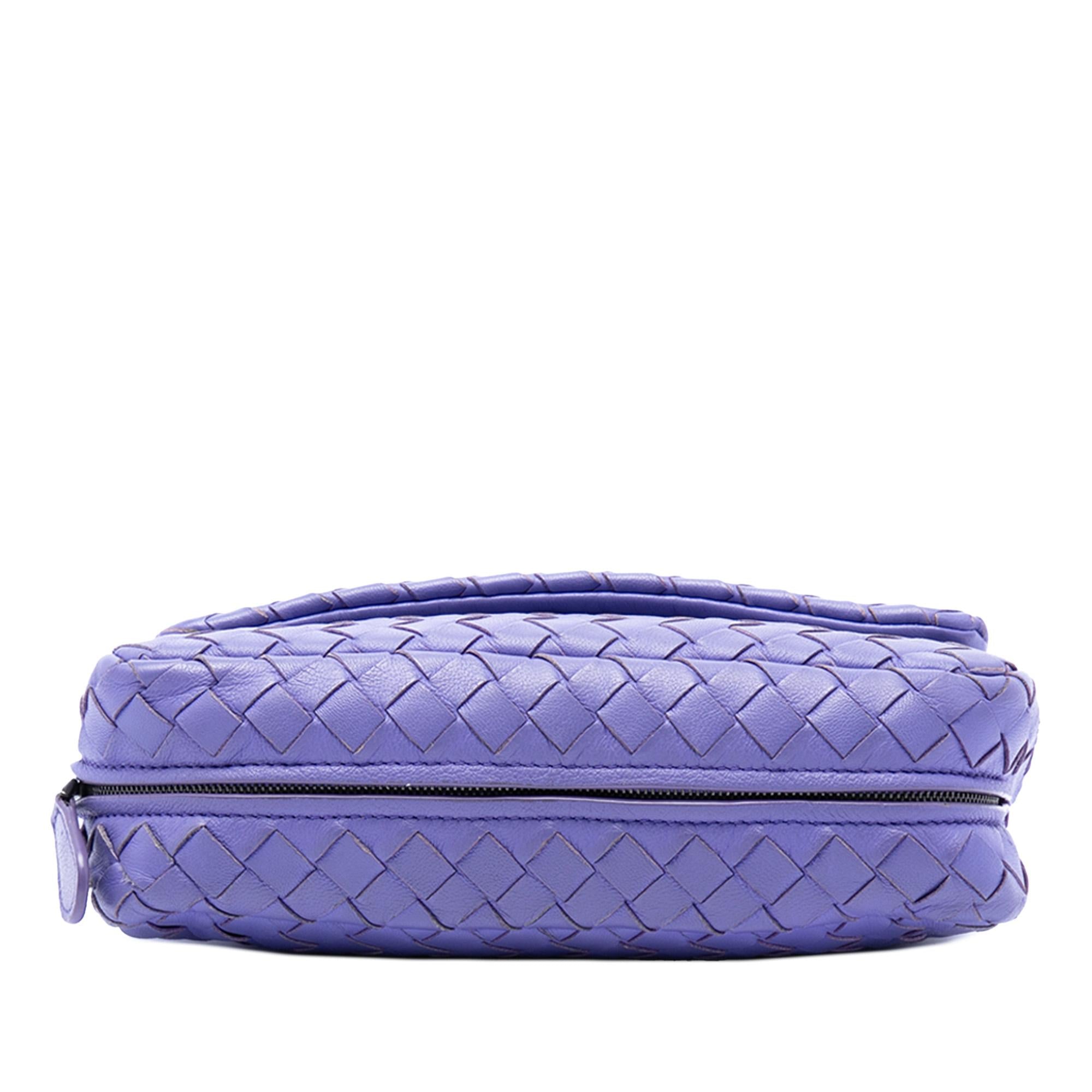 Bottega Veneta Mini Nappa Intrecciato Expandable Chain Flap Crossbody