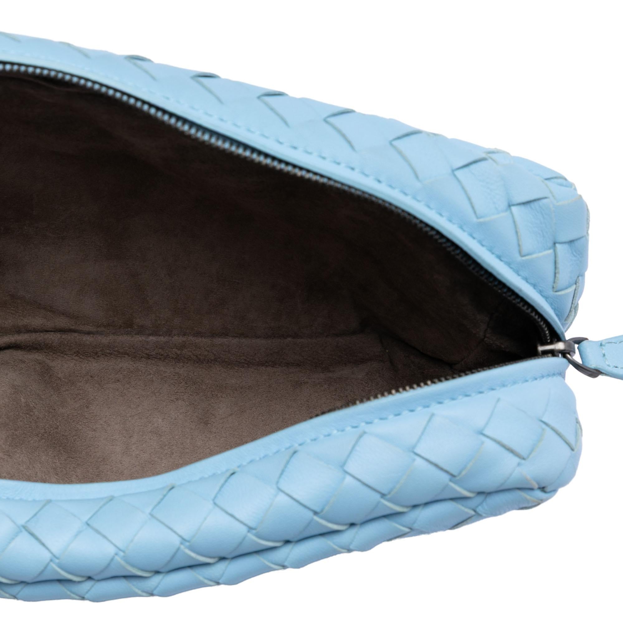 Bottega Veneta Mini Nappa Intrecciato Expandable Chain Flap Crossbody