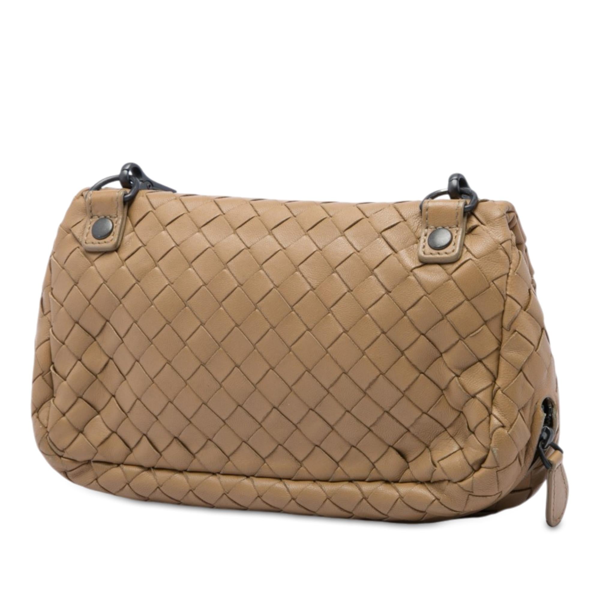 Bottega Veneta Mini Nappa Intrecciato Expandable Chain Flap Crossbody