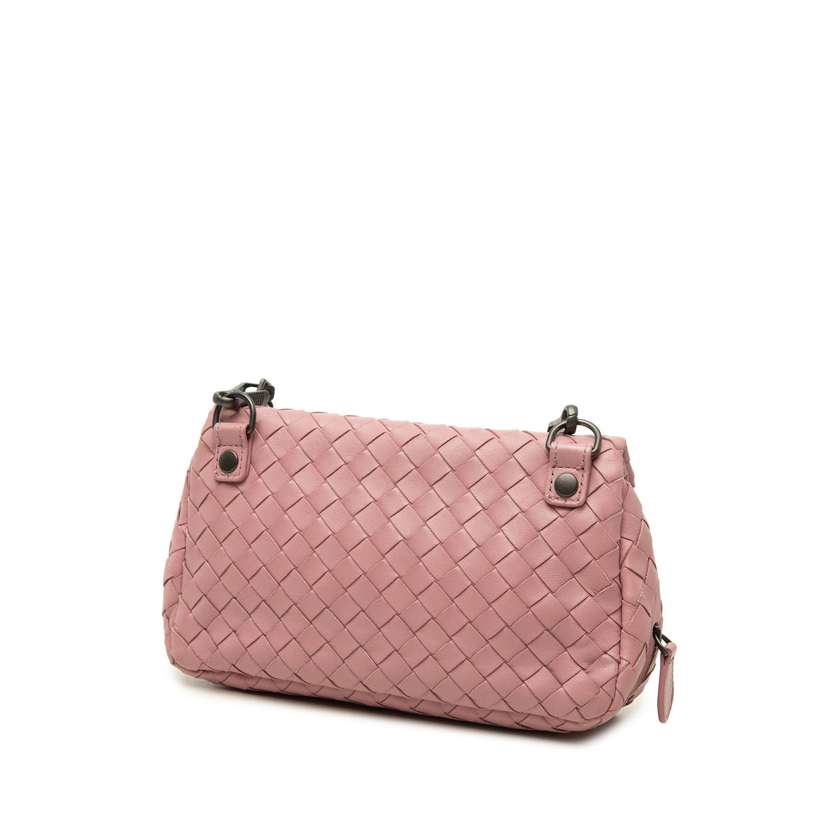 Bottega Veneta Mini Nappa Intrecciato Expandable Chain Flap Crossbody