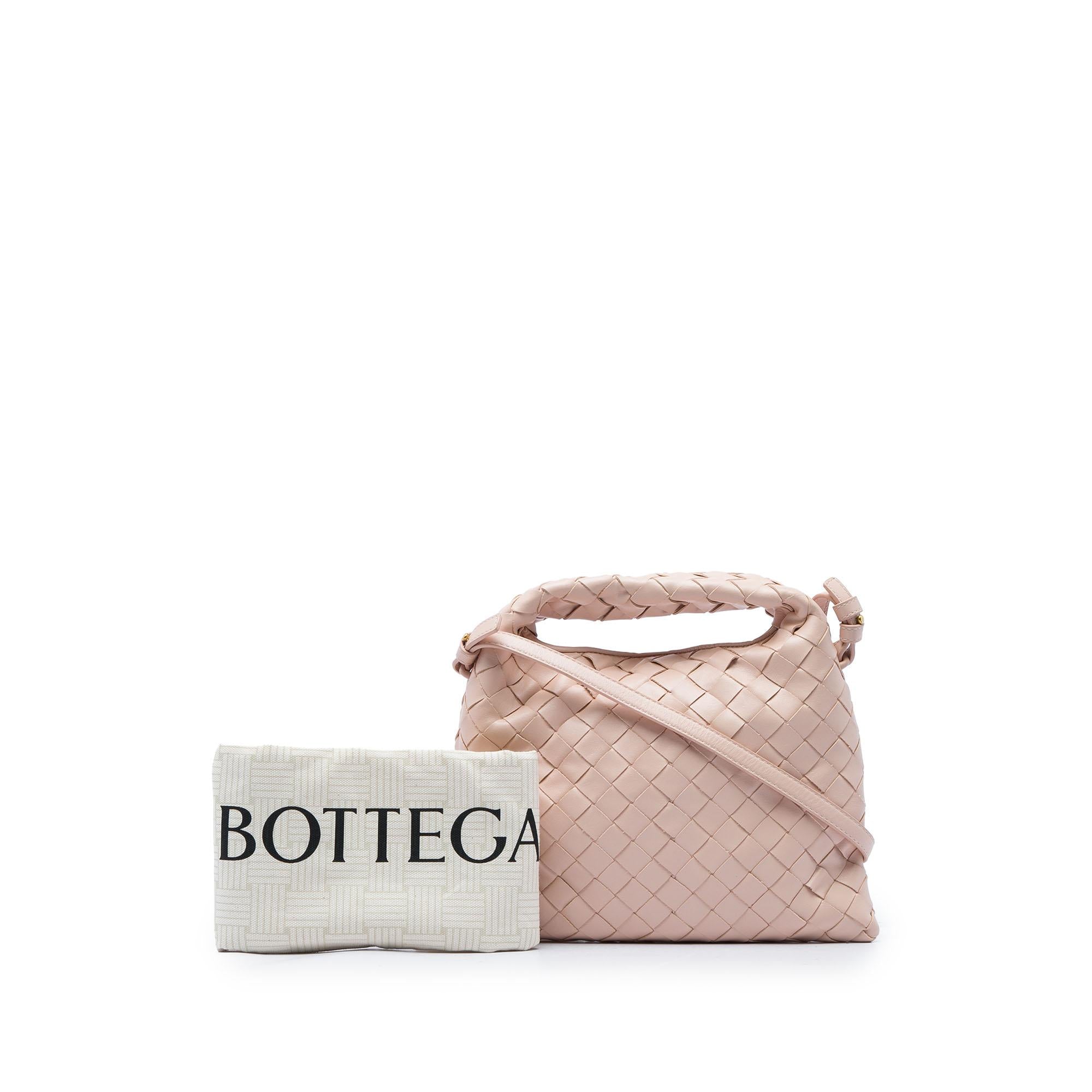 Bottega Veneta Mini Nappa Intrecciato Hop Satchel