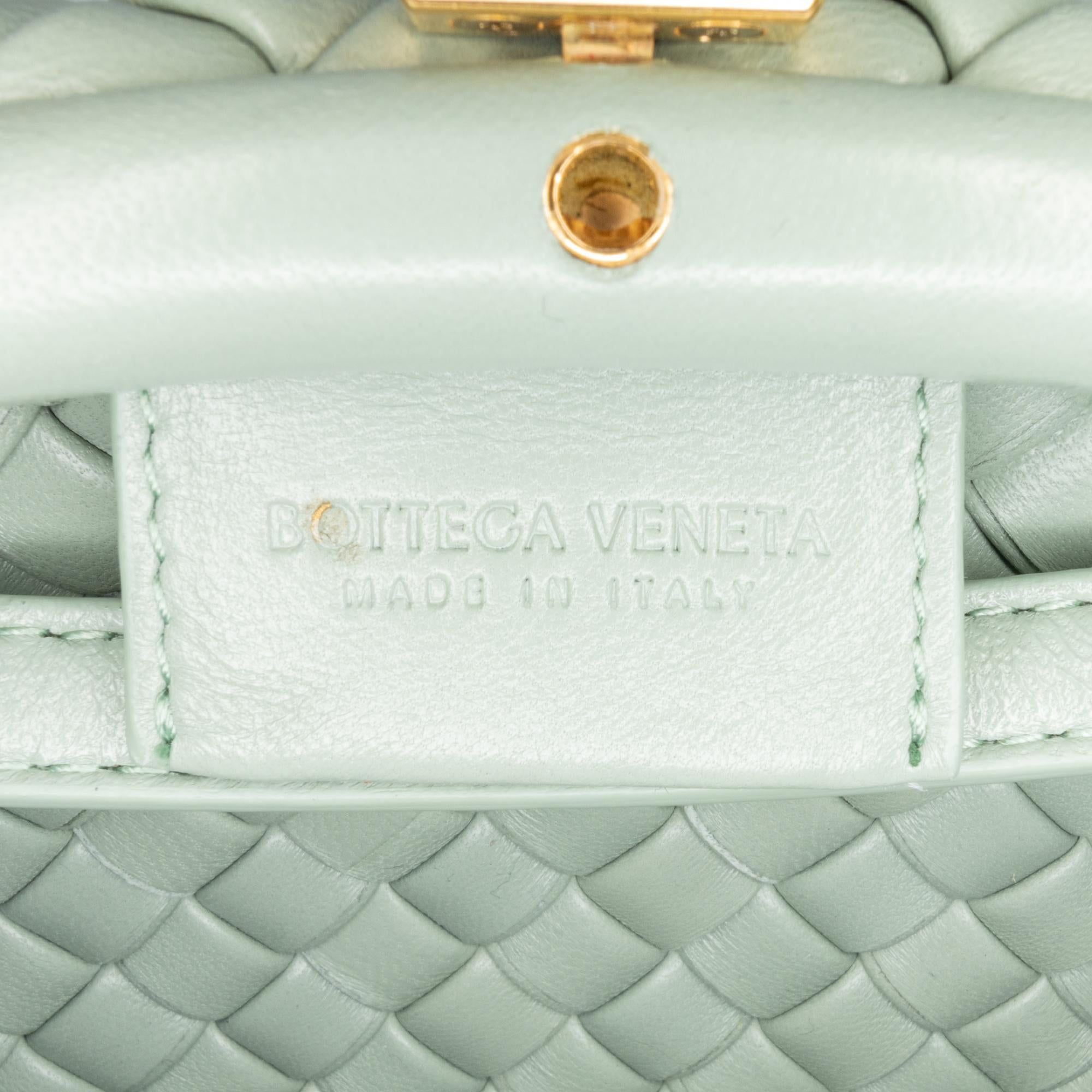 Bottega Veneta Mini Nappa Intrecciato Padded The Handle Satchel (SHG-PCibeE)