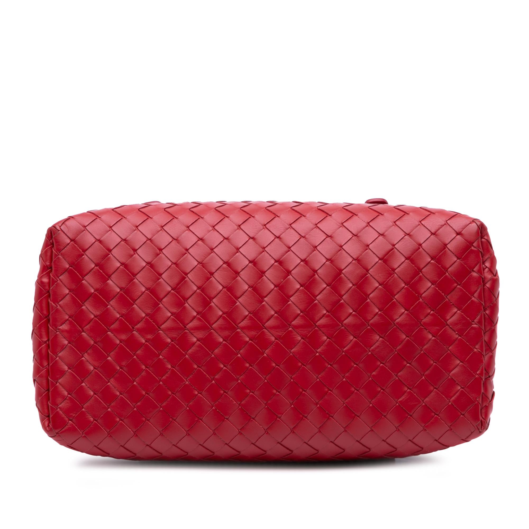 Bottega Veneta Mini Nappa Intrecciato Roma Satchel