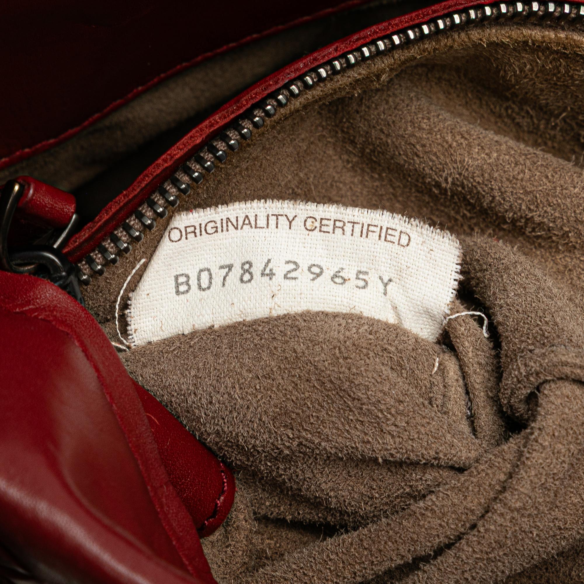 Bottega Veneta Mini Nappa Intrecciato Roma Satchel